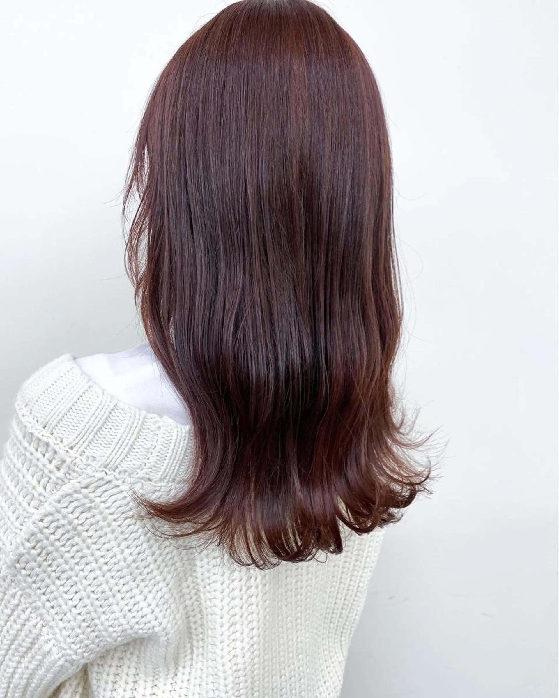 セミロング カラー ピンクカラー ローズカラー カット ヘアカラー トリートメント Meena by urban所属・丹羽 隼人 /韓国ヘア🇰🇷のヘアスタイル