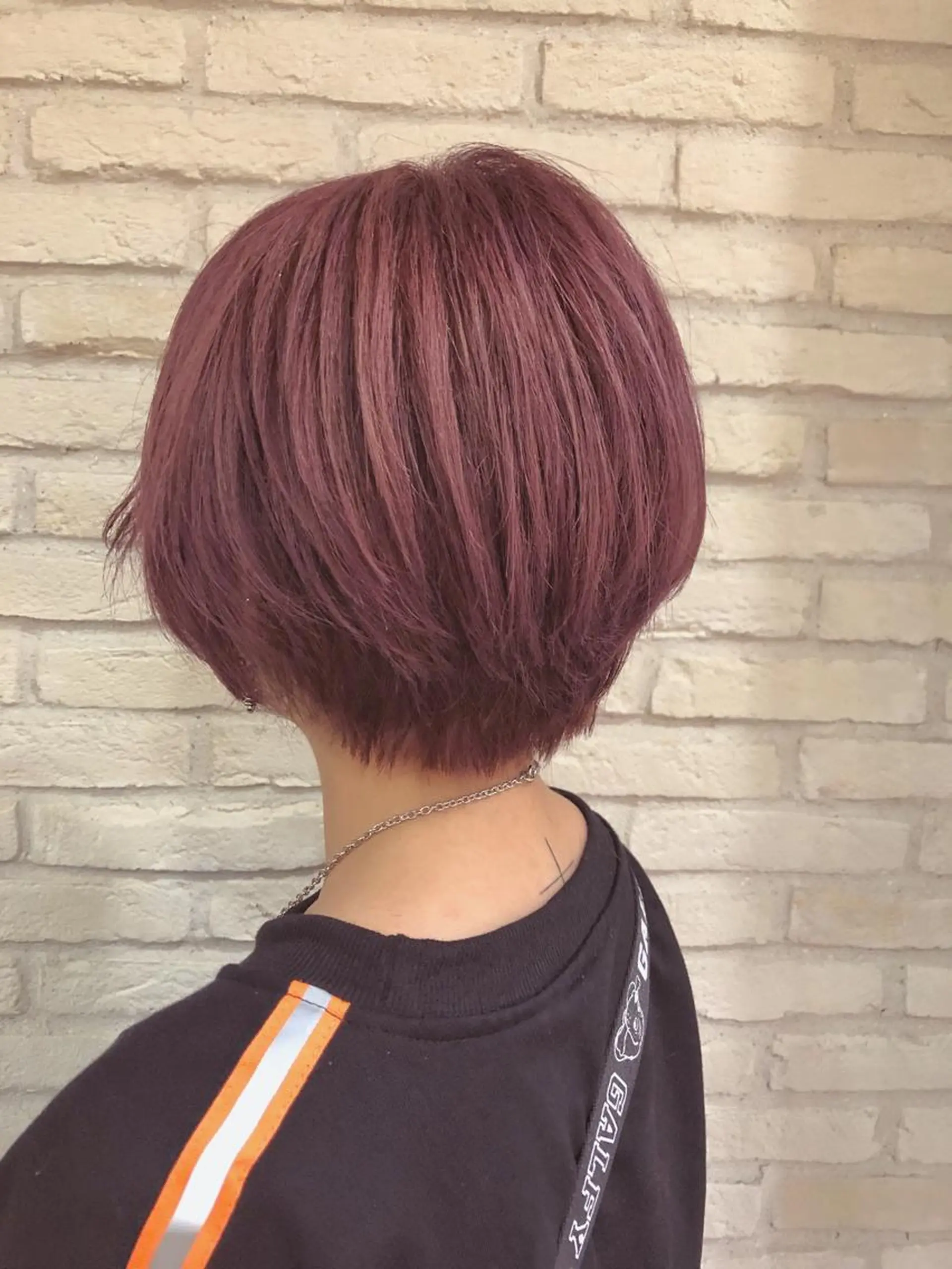 ショート カラー ピンクカラー oggi +KENJE所属・大平 美沙のヘアスタイル