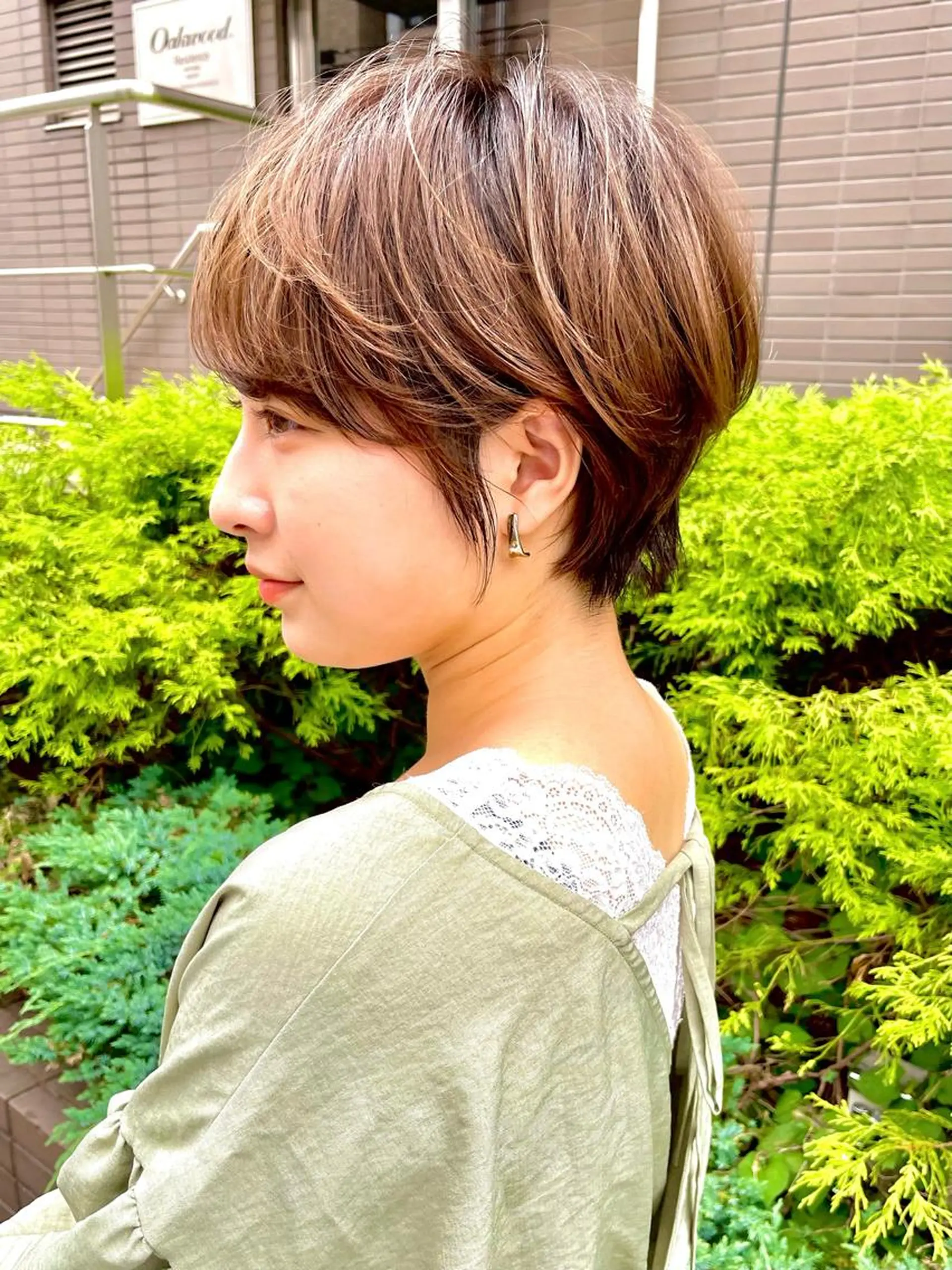ショート カラー カット ヘアカラー トリートメント 【韓国　レイヤー 髪質改善✨】かずのヘアスタイル