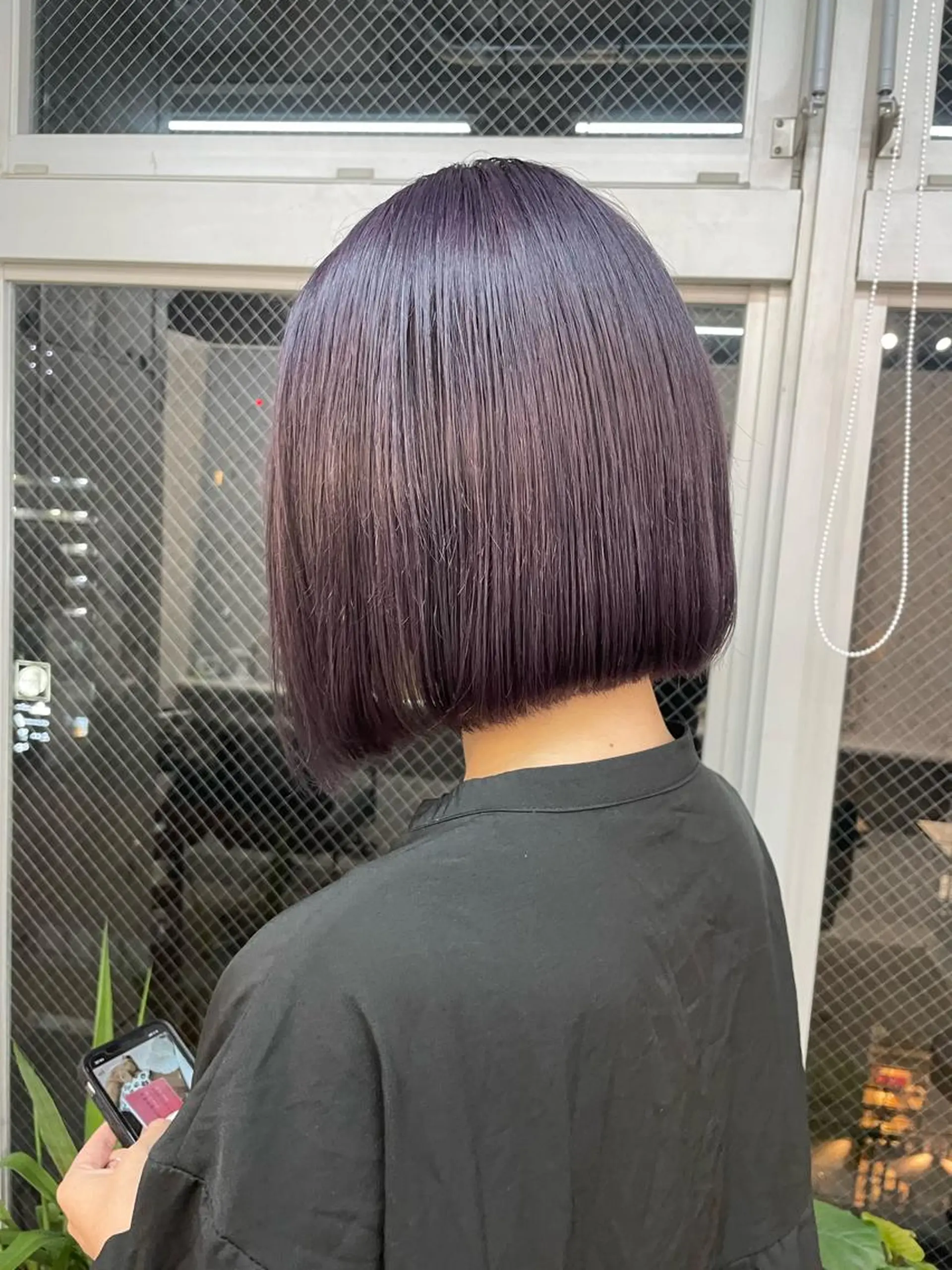 ショート カラー パープルカラー ヘアカラー トリートメント lani hair salon所属・SHOTO ハイトー ン/デザインカラーのヘアスタイル