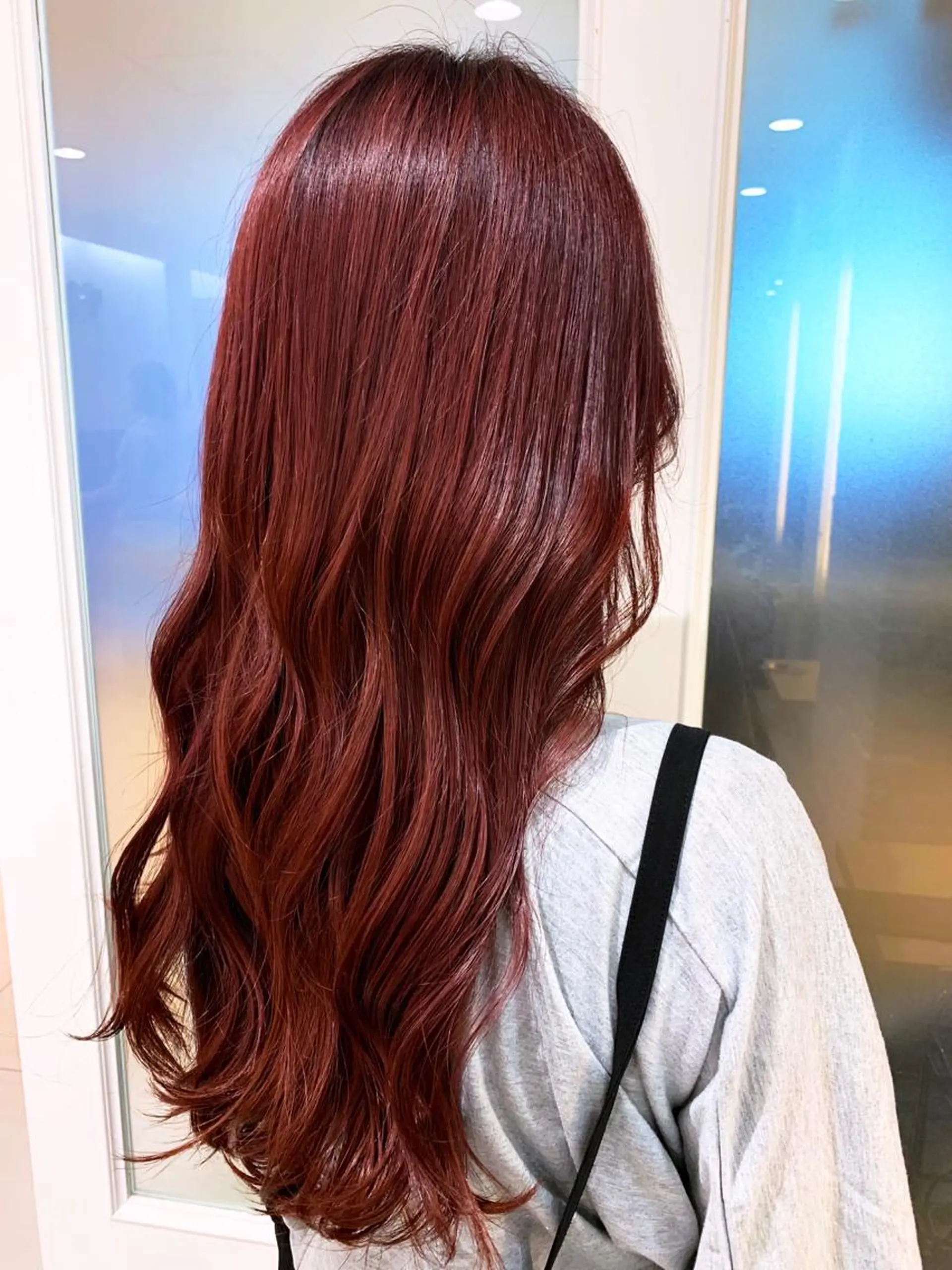 ロング ヘアカラー 最新韓国本場ヘア 🇰🇷榎本明日香のヘアスタイル