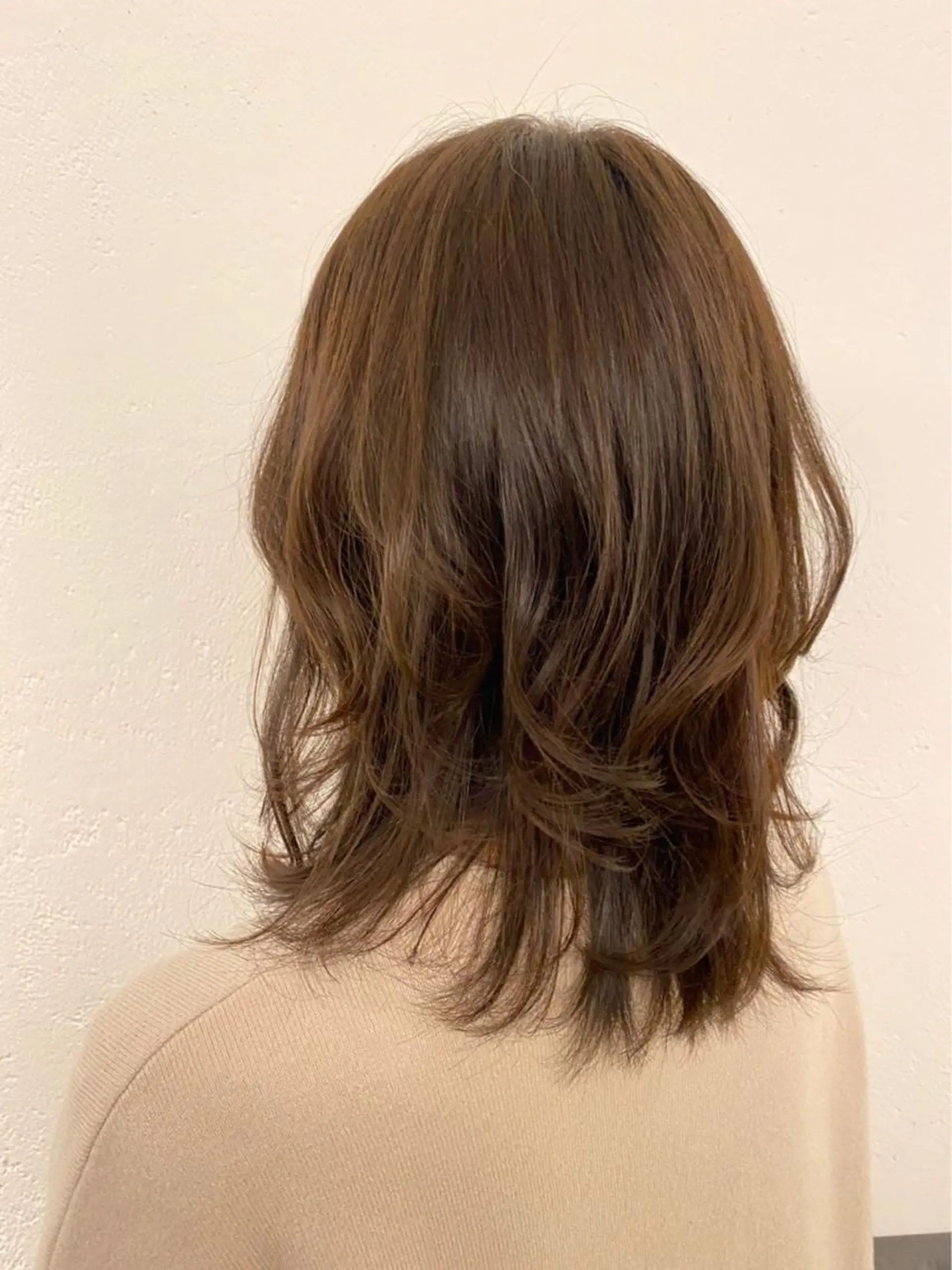 カラー ベージュカラー ヘアカラー トリートメント FUJINO RYOのヘアスタイル