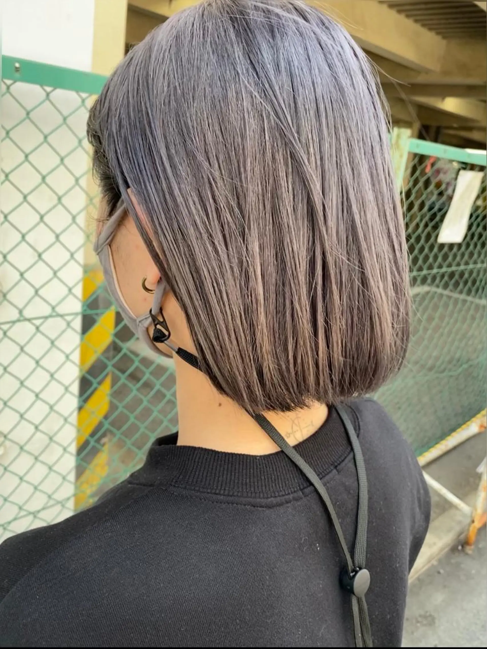 ショート カラー 透明感カラー グレージュ カット ヘアカラー 小川 美奈のヘアスタイル