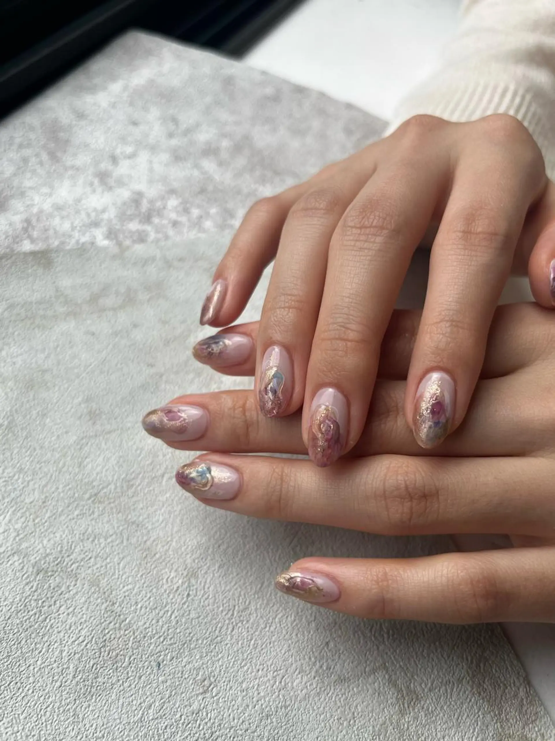 ネイル アートネイル 持ち込み スカルプネイル 小川 奈々花のネイルデザイン