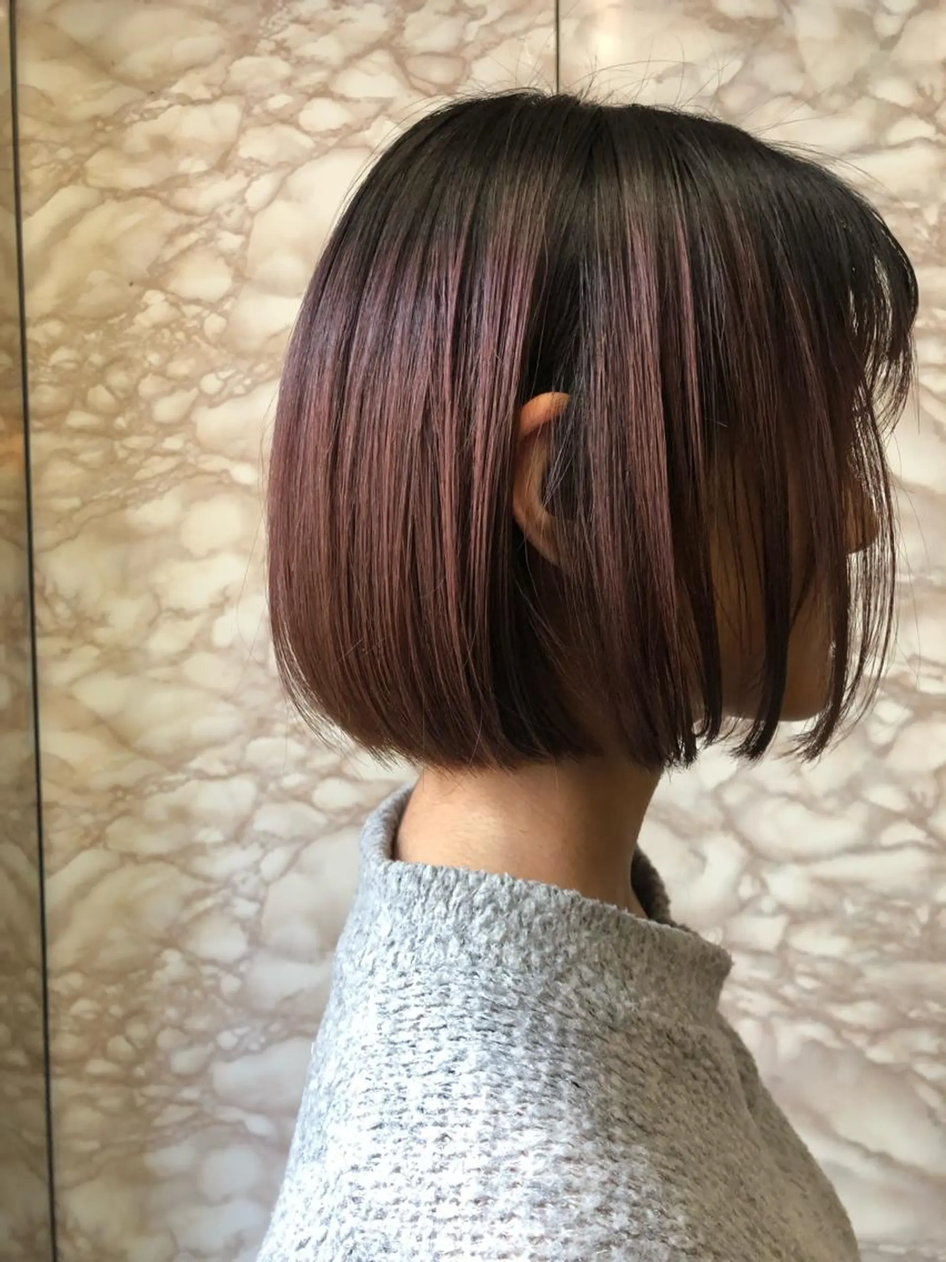 ミディアム カラー パーマ ヘアアレンジ メンズ メンズバレイヤージュ バレイヤージュ ピンクカラー レイヤーカット カット トリートメント TOMO GEEKS代表のヘアスタイル