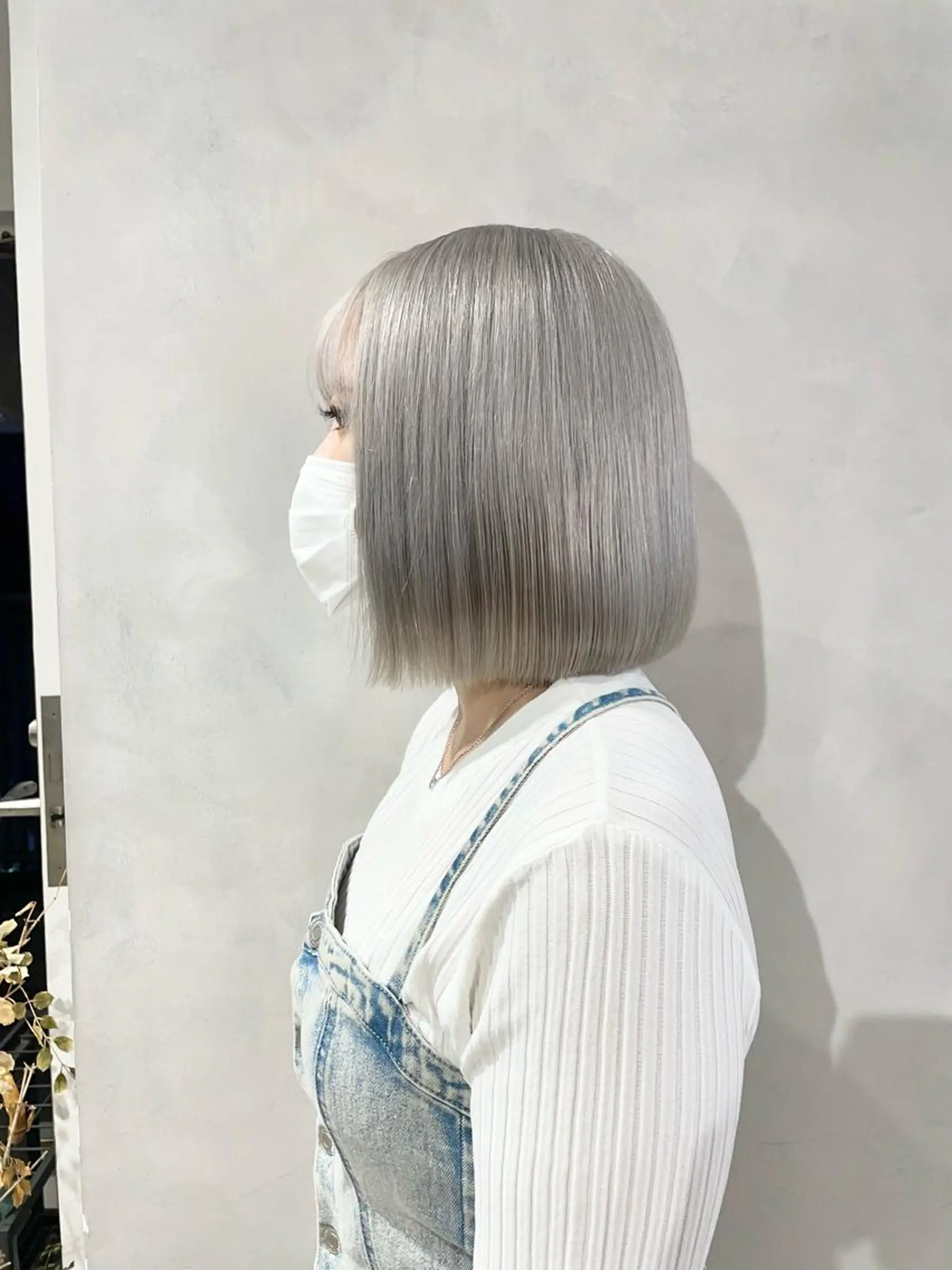 ショート カラー シルバー ヘアカラー トリートメント ヘアセット meme原宿所属・ブロンド・ハイトーン ／遠藤将太のヘアスタイル