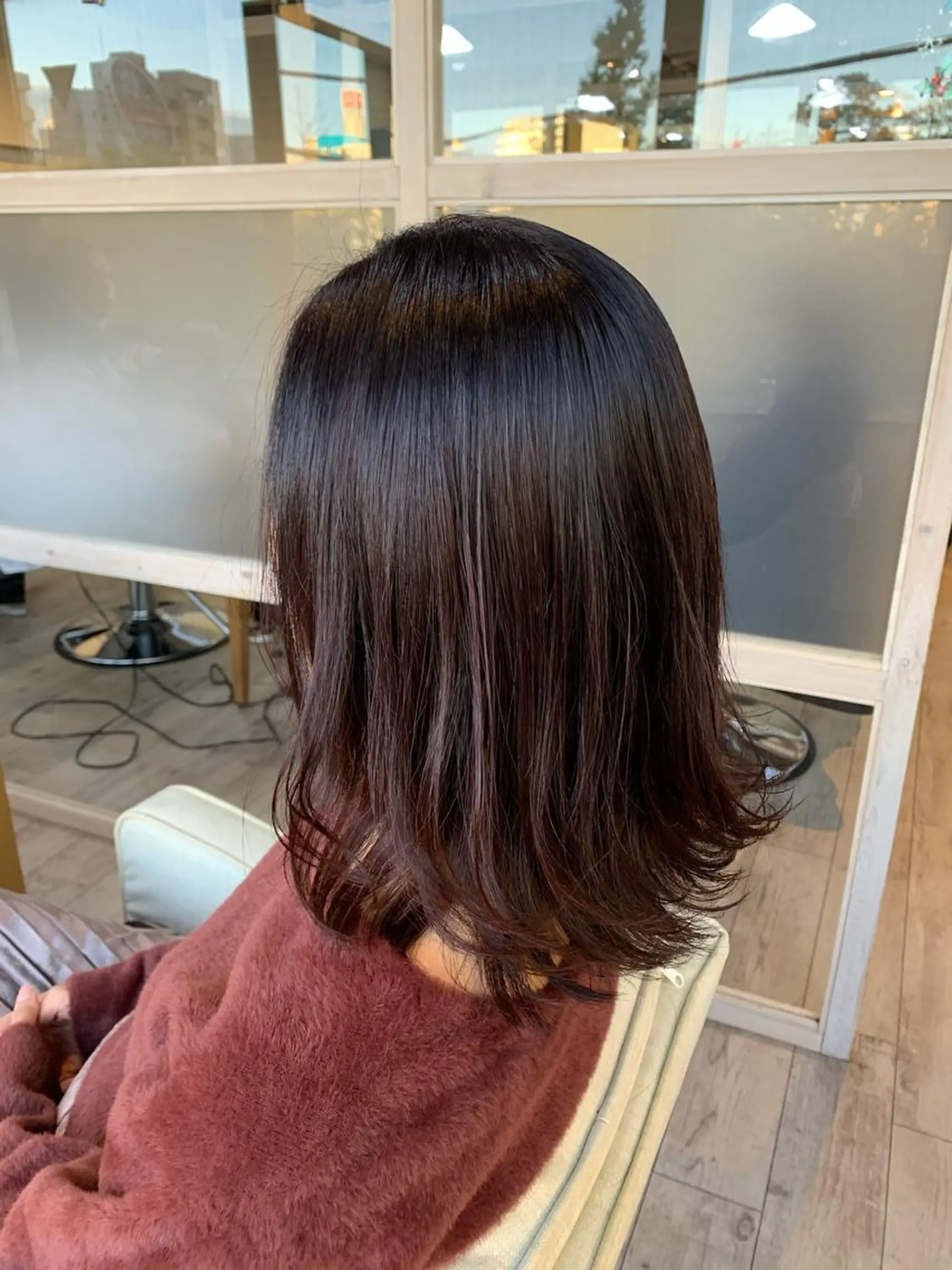 ミディアム カラー ピンクカラー カット ヘアカラー トリートメント 🏆蔵前個室 美容院🏆　大川月央のヘアスタイル