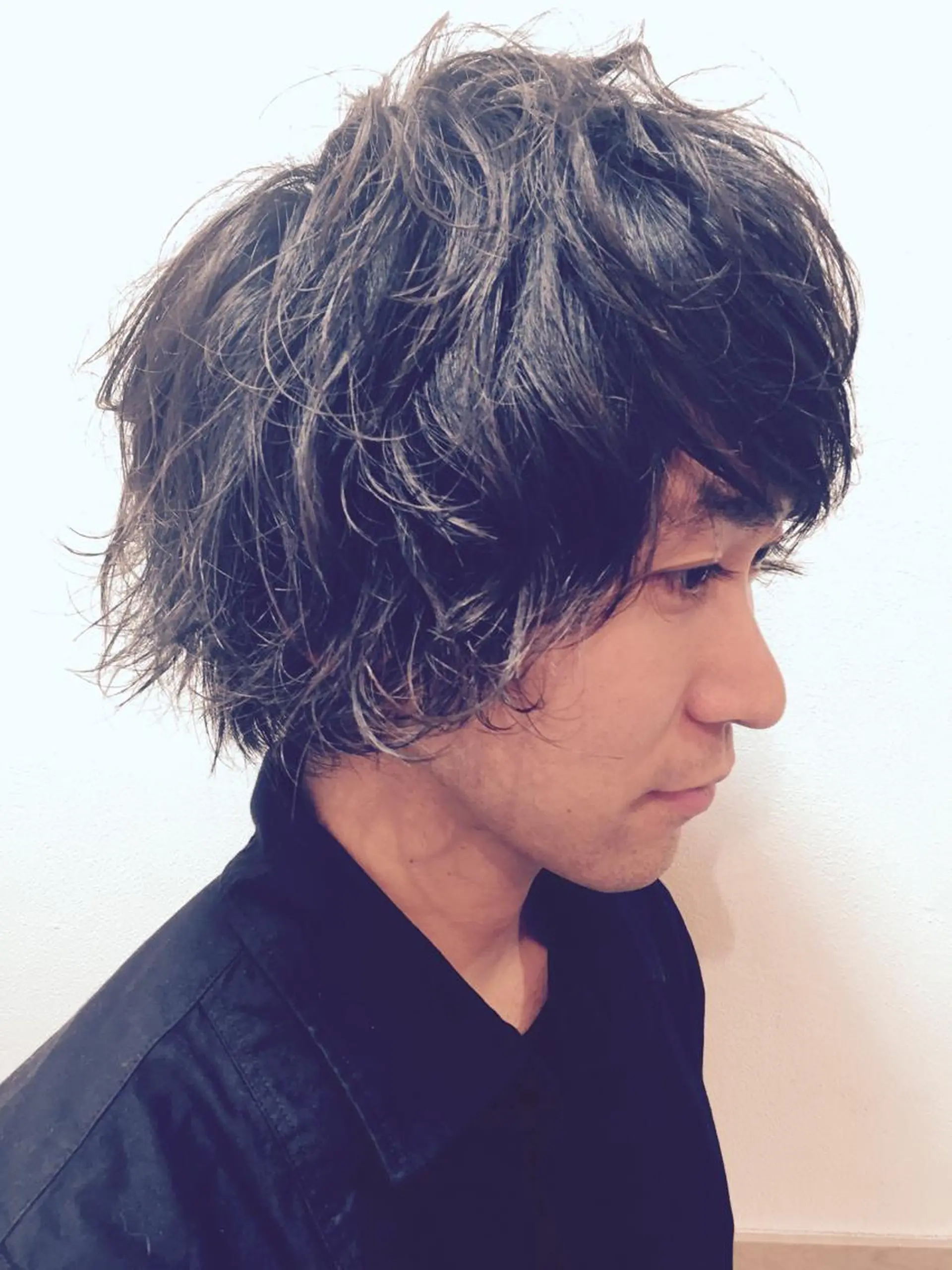 ショート ミディアム パーマ メンズ 可愛いを作る神 ナオヒロのヘアスタイル