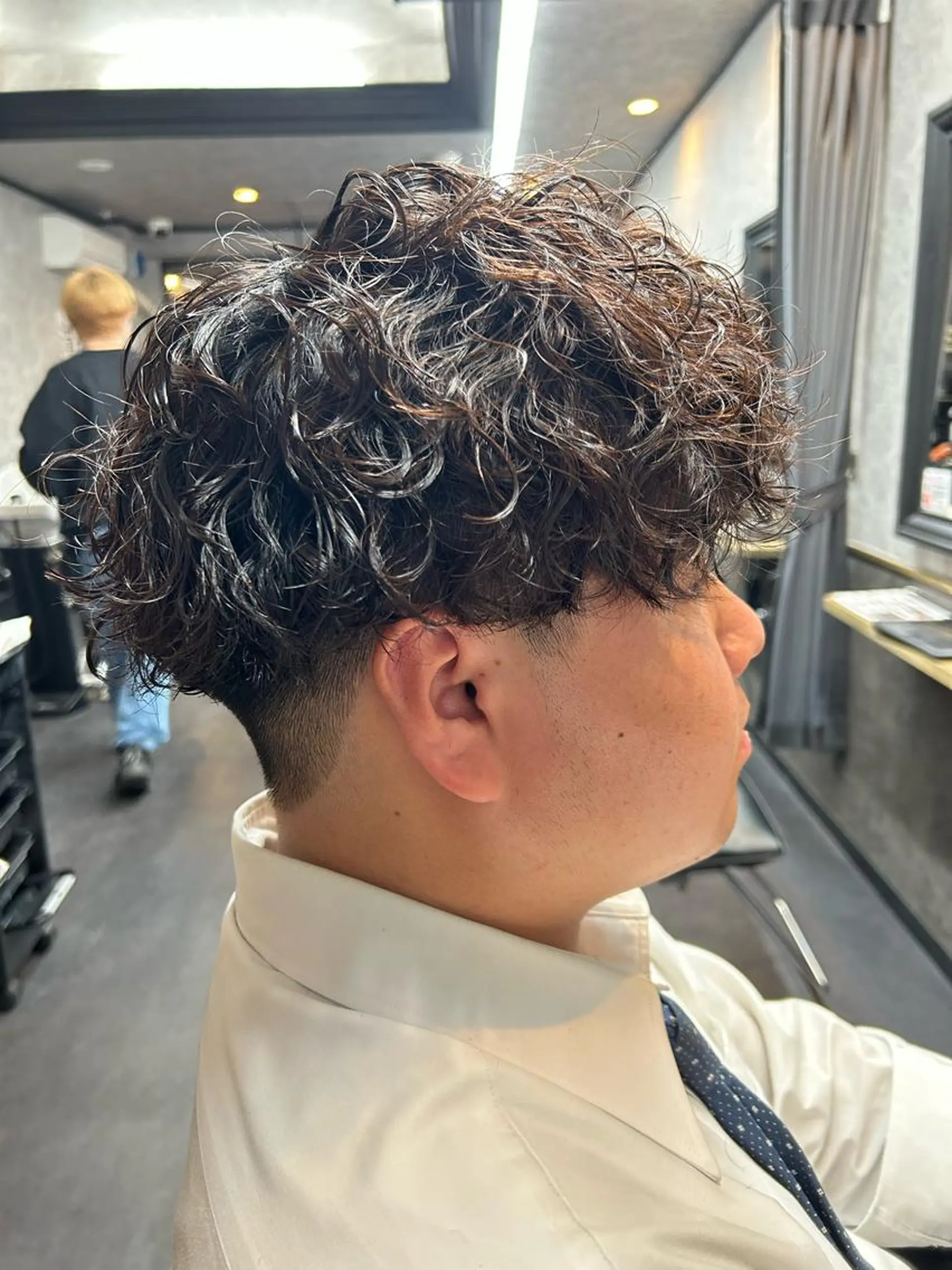 ショート パーマ メンズ カット パーマ 大和田 玲円/メンズ専門のヘアスタイル