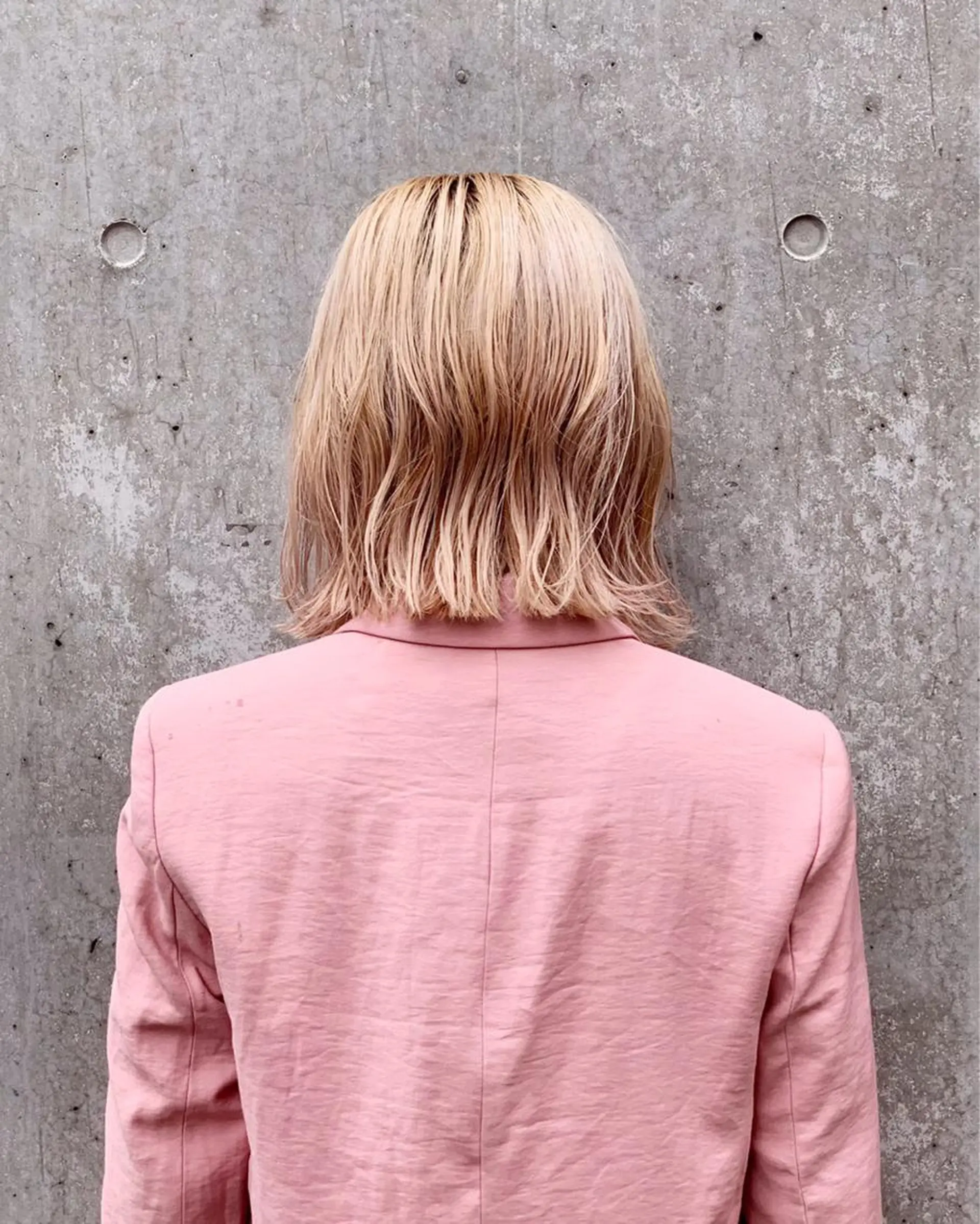 ミディアム ヘアカラー 勝谷 悟史のヘアスタイル