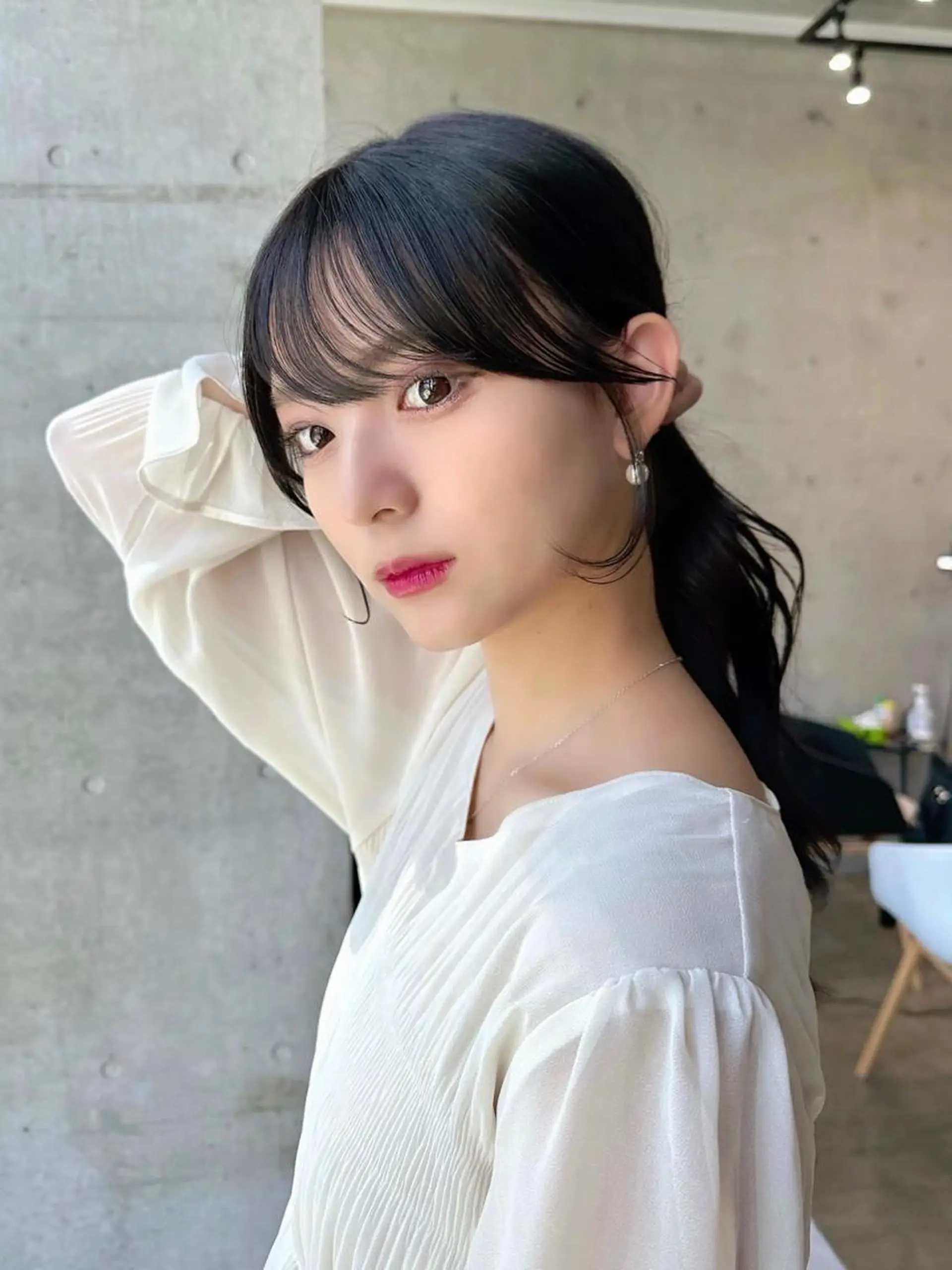 ロング カラー レイヤーカット カット ヘアカラー 縮毛矯正 トリートメント SALOWIN原宿AROA店所属・顔まわり神カット✂︎ 齋藤雄大【表参道】のヘアスタイル