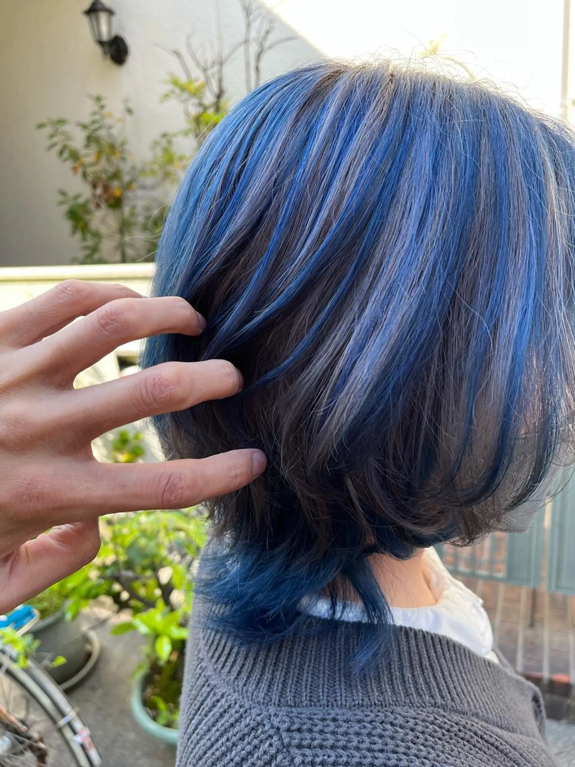 ミディアム カラー ショートボブ ボブレイヤー アッシュ バレイヤージュ ミストバング カット ヘアカラー トリートメント 原宿サロン代表 デザインカラー伊藤卓のヘアスタイル