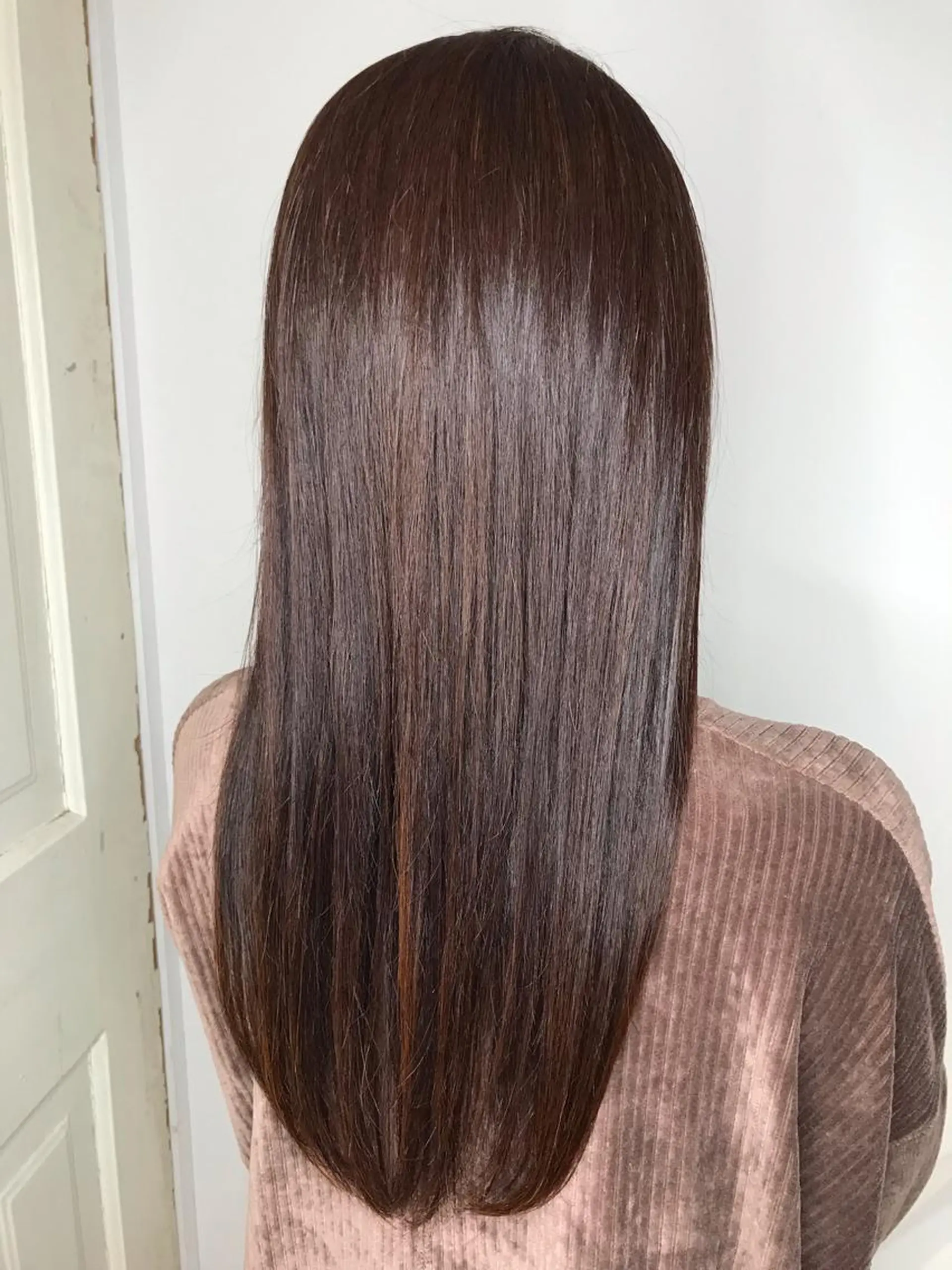 ロング カラー パーマ ヘアアレンジ 髪質改善 縮毛矯正 酸性ストレート ストレートパーマ カンナヘアーメゾン所属・上西 高志のヘアスタイル