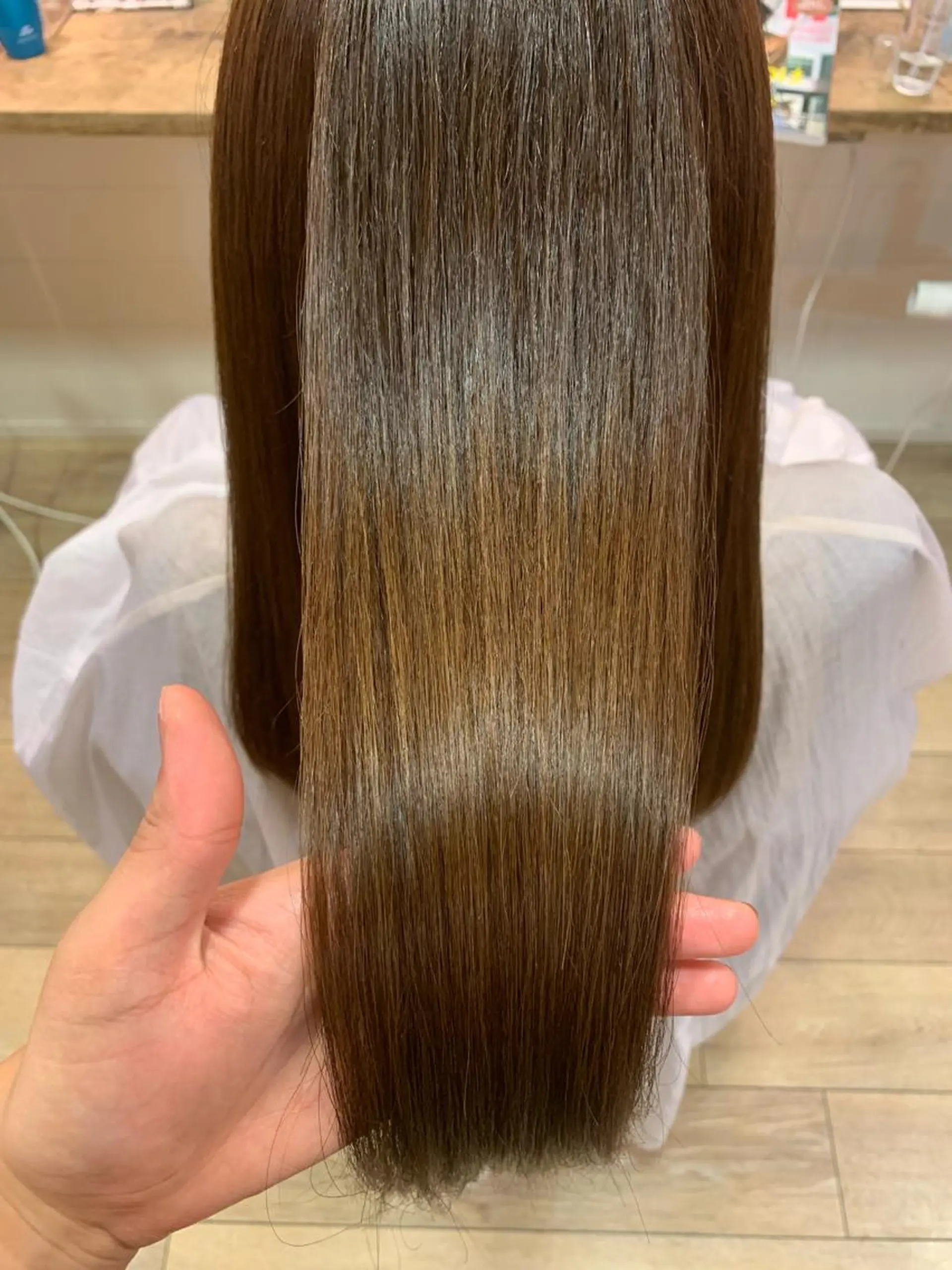 セミロング トリートメント ヘッドスパ 井上 涼花のヘアスタイル