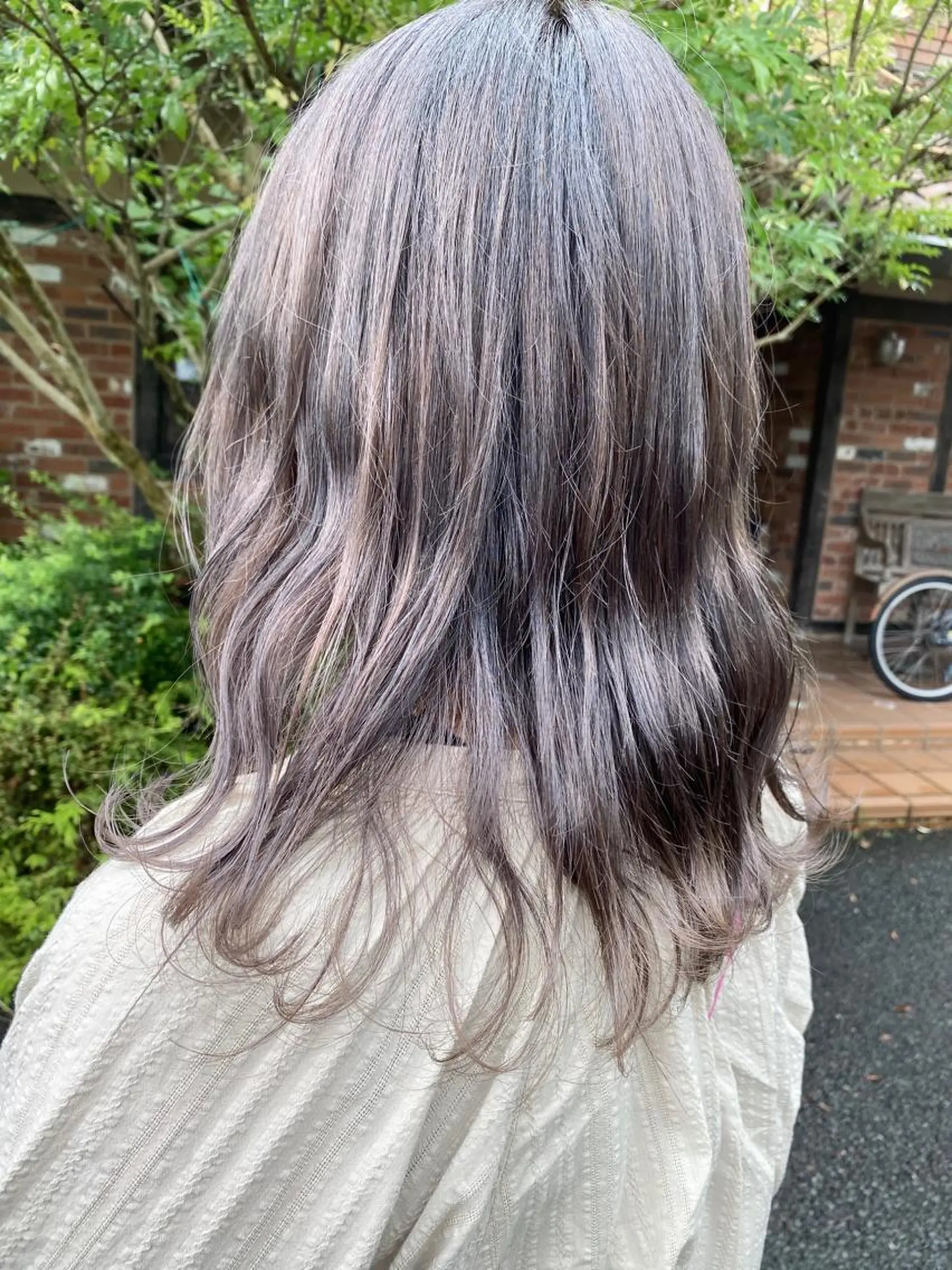 ロング カラー MIZUKI🫧ྀི 韓国ヘアAFLOATのヘアスタイル