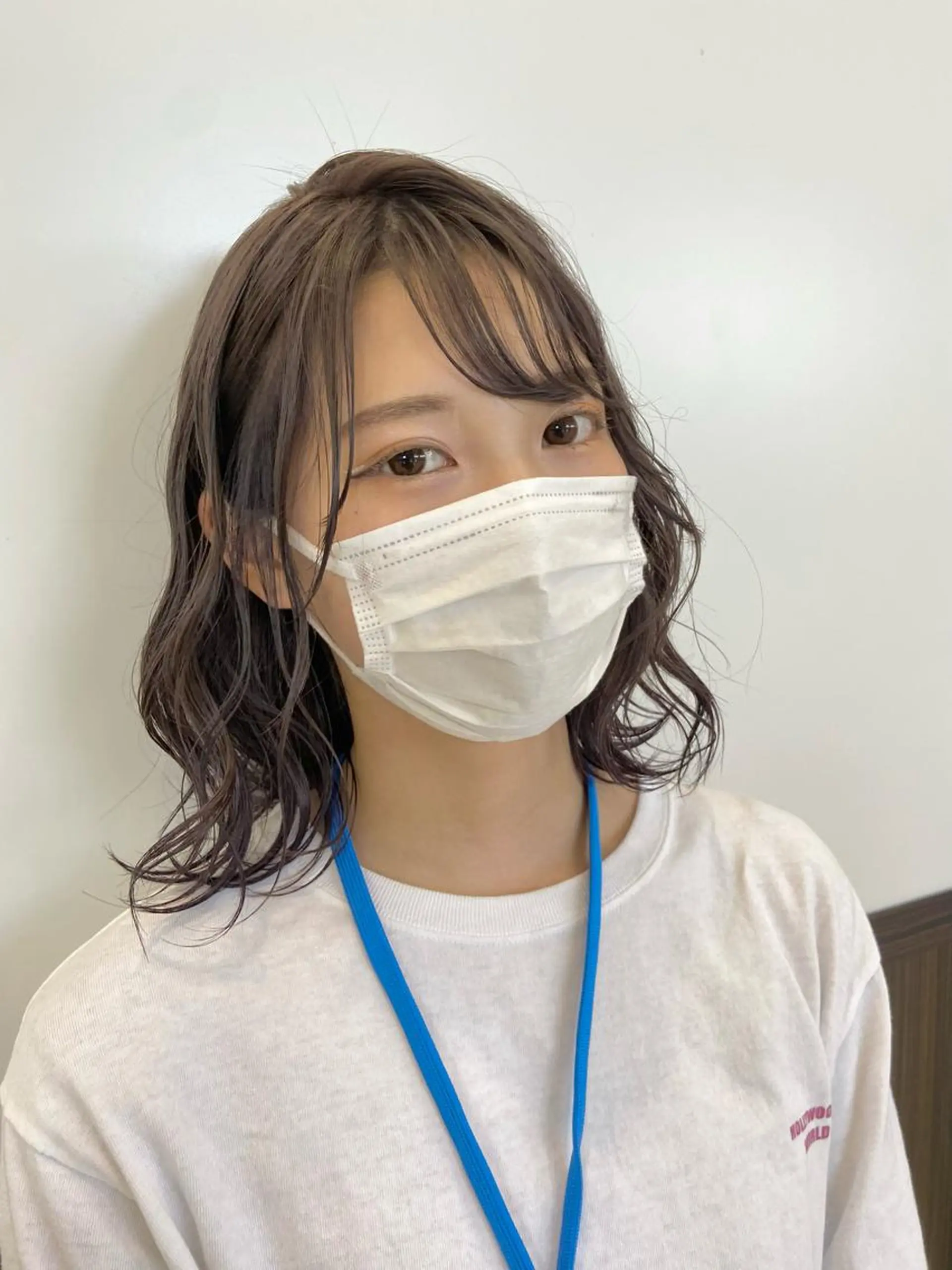 ミディアム ヘアカラー 淺谷 美紀のヘアスタイル