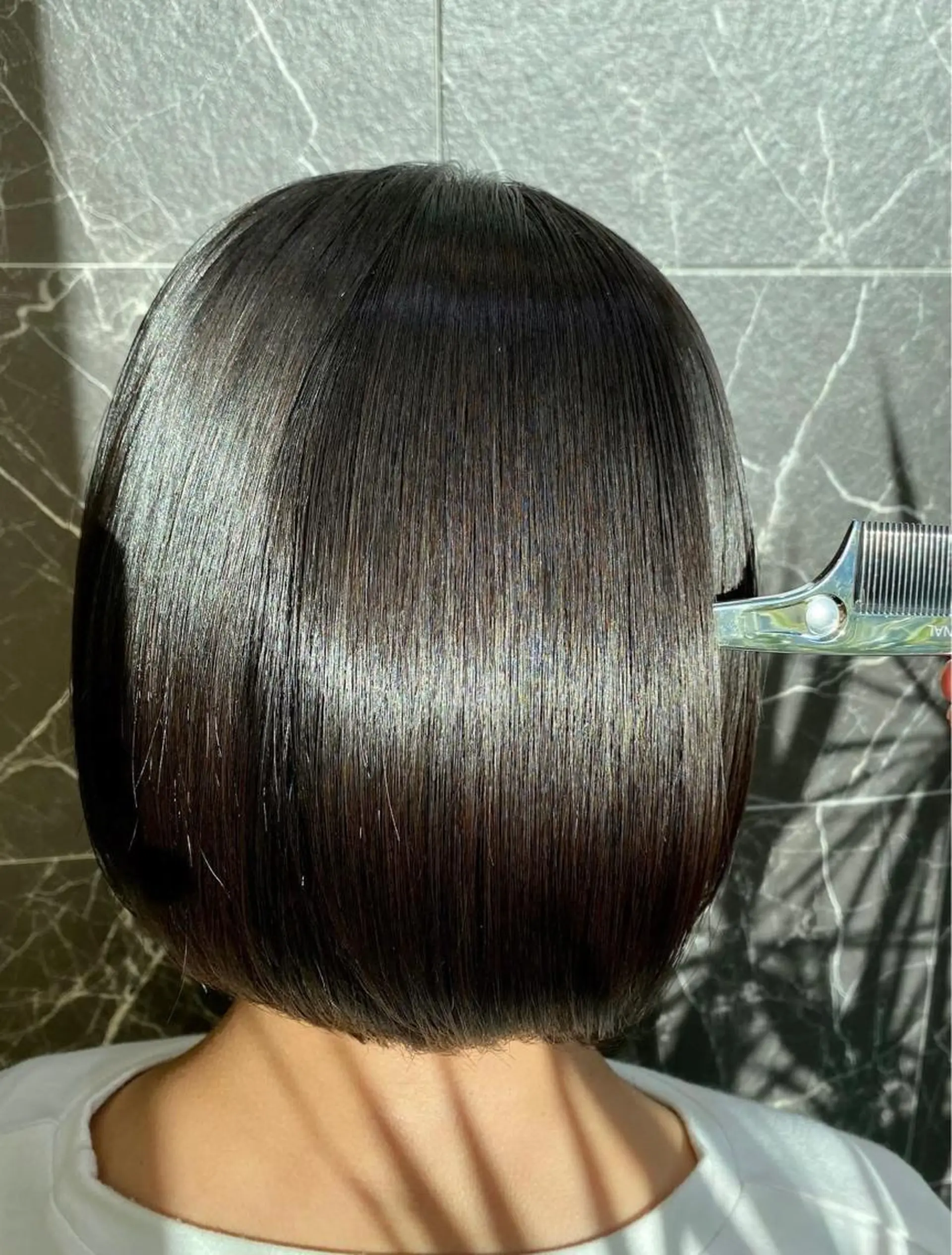 ミディアム 🔸縮毛矯正/髪質 改善カラー石崎🔸のヘアスタイル