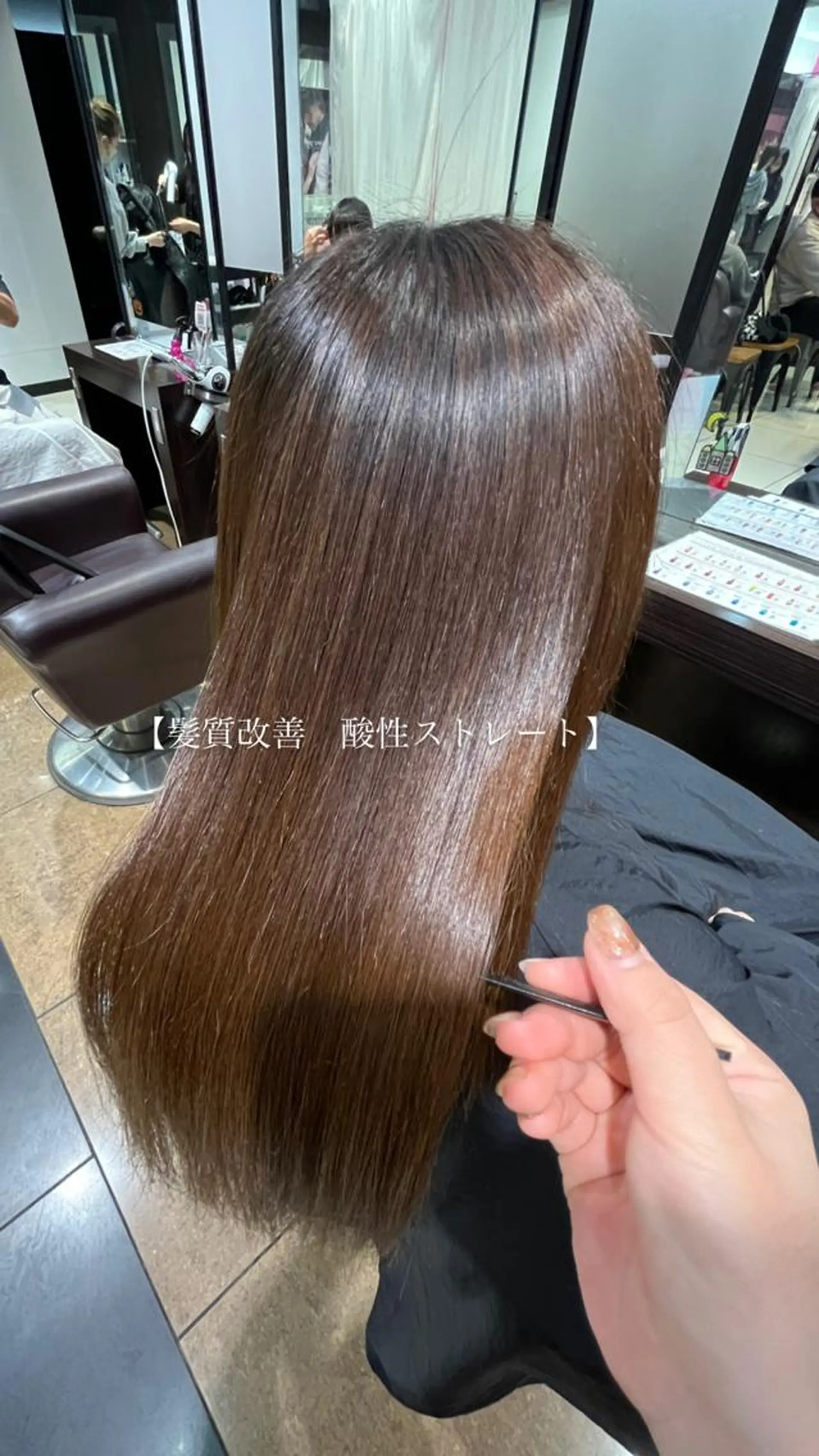 ロング 酸性ストレート 縮毛矯正 艶髪／クロスパーマ ♡Tsuzumiのその他イメージ