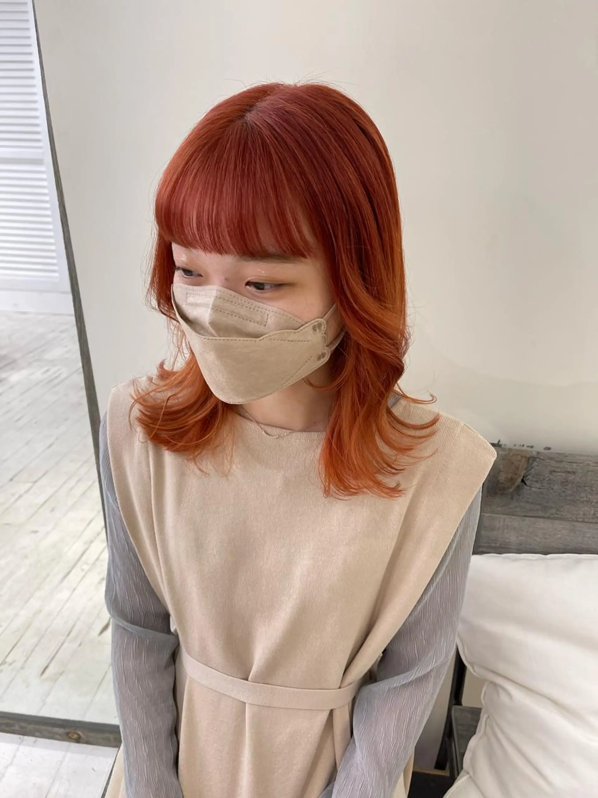 セミロング ボブ・韓国ヘア特化 美容師💕織茂ひかりのヘアスタイル