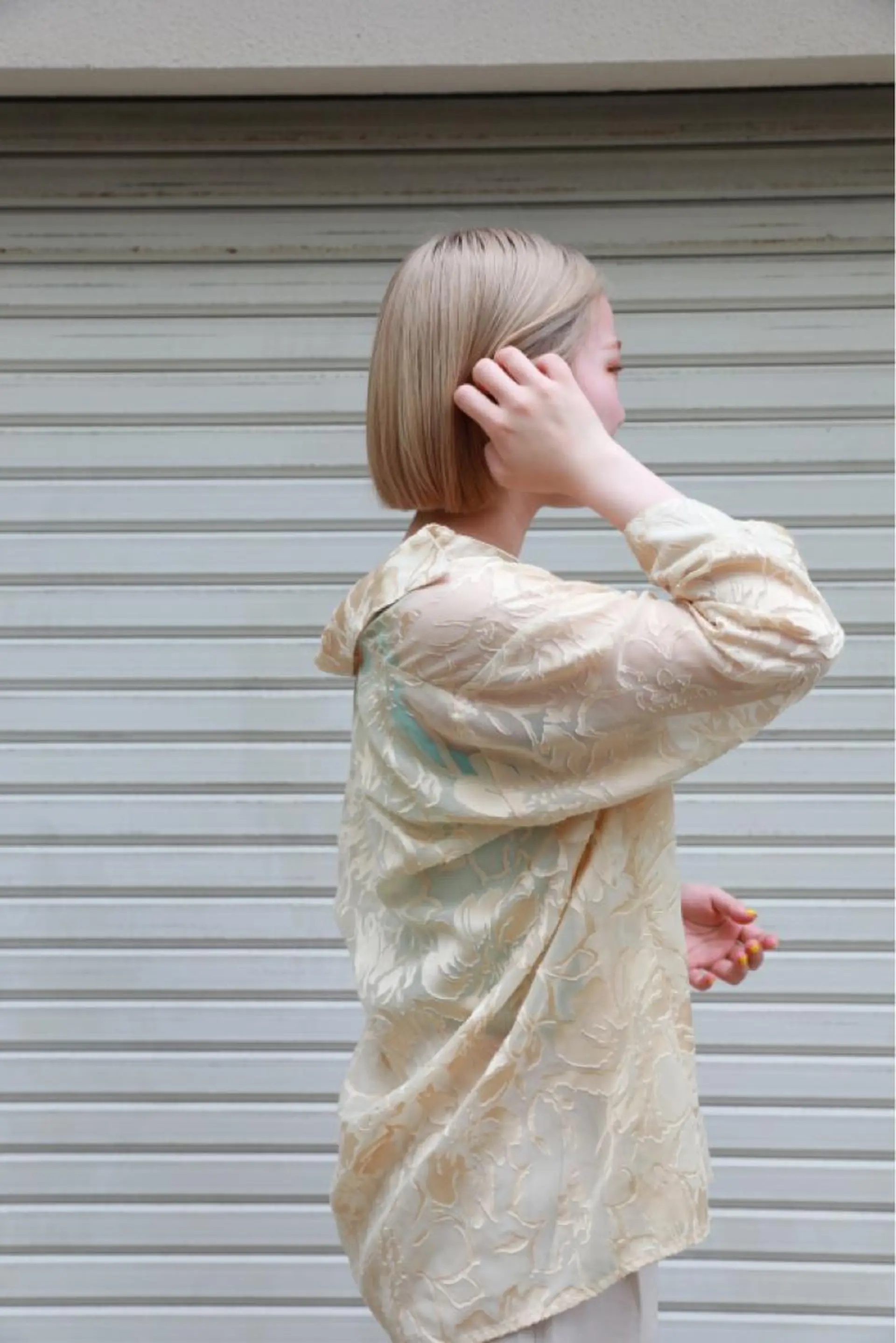 ショート カラー ブリーチカラーが人気 onnuのヘアスタイル