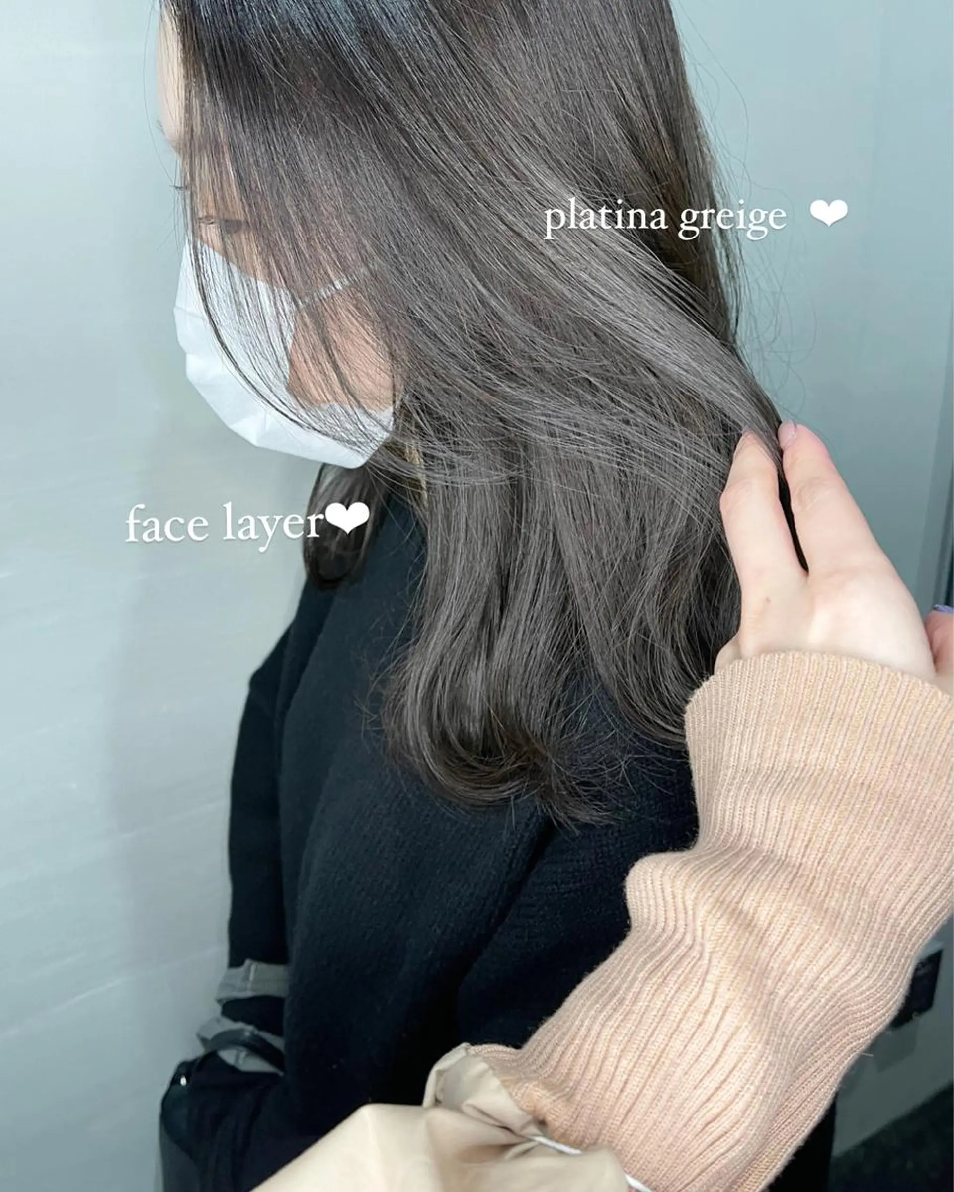 セミロング チョコレートブラウン くびれヘア エギョモリ 外国人風カラー タンバルモリ ヘアカラー 韓国 / 中国ヘア 🦋Noniのヘアスタイル