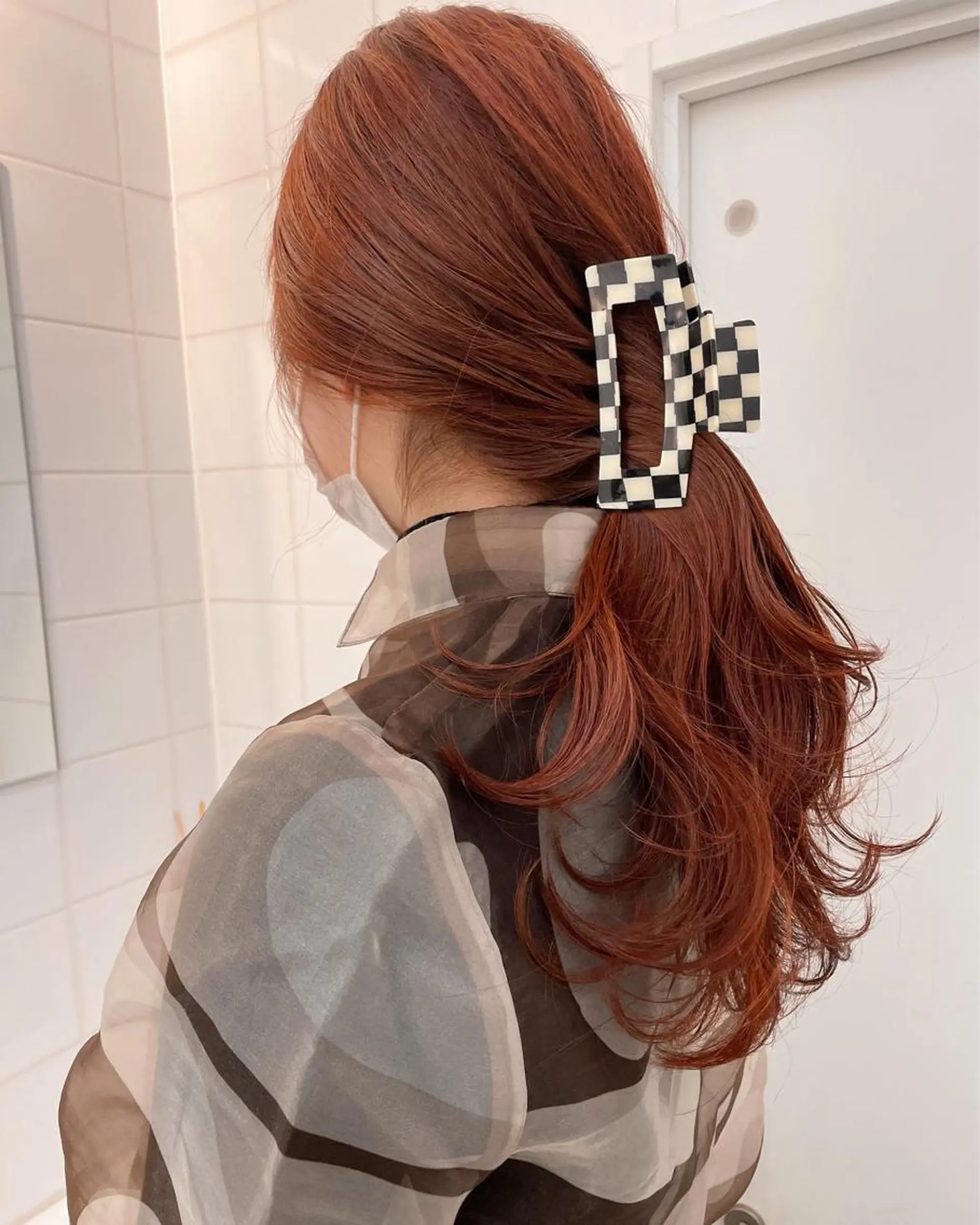 ロング カラー パーマ ヘアアレンジ 💖美髪改善💖 辻未侑のヘアスタイル