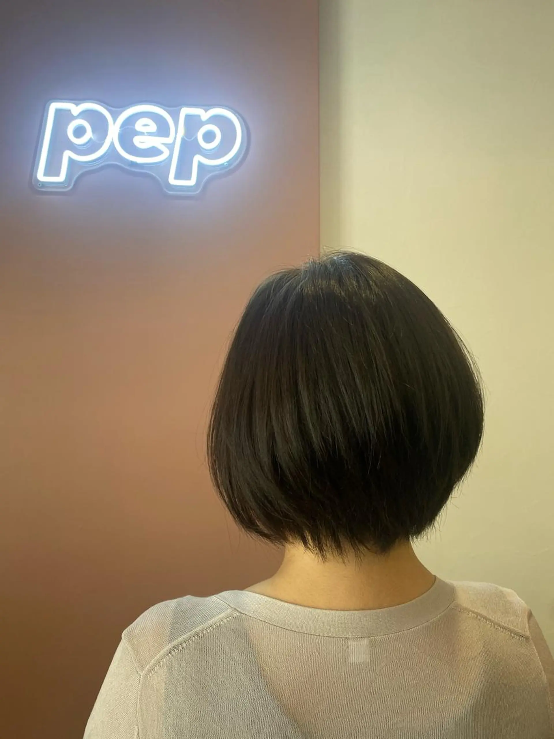 ショート カラー 透明感カラー カット pep所属・pep natsumiのヘアスタイル