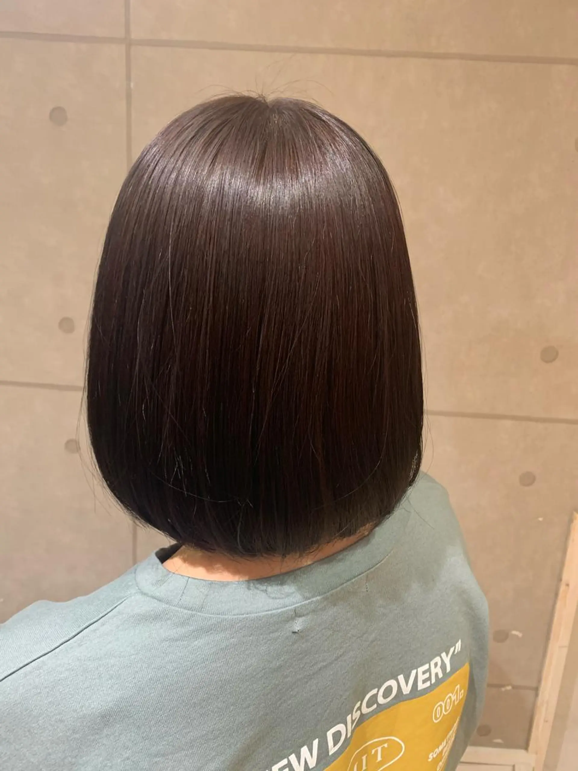 ミディアム カラー パープルカラー トリートメント ヘアカラー トリートメント おおや みゆのマツエク・マツパデザイン