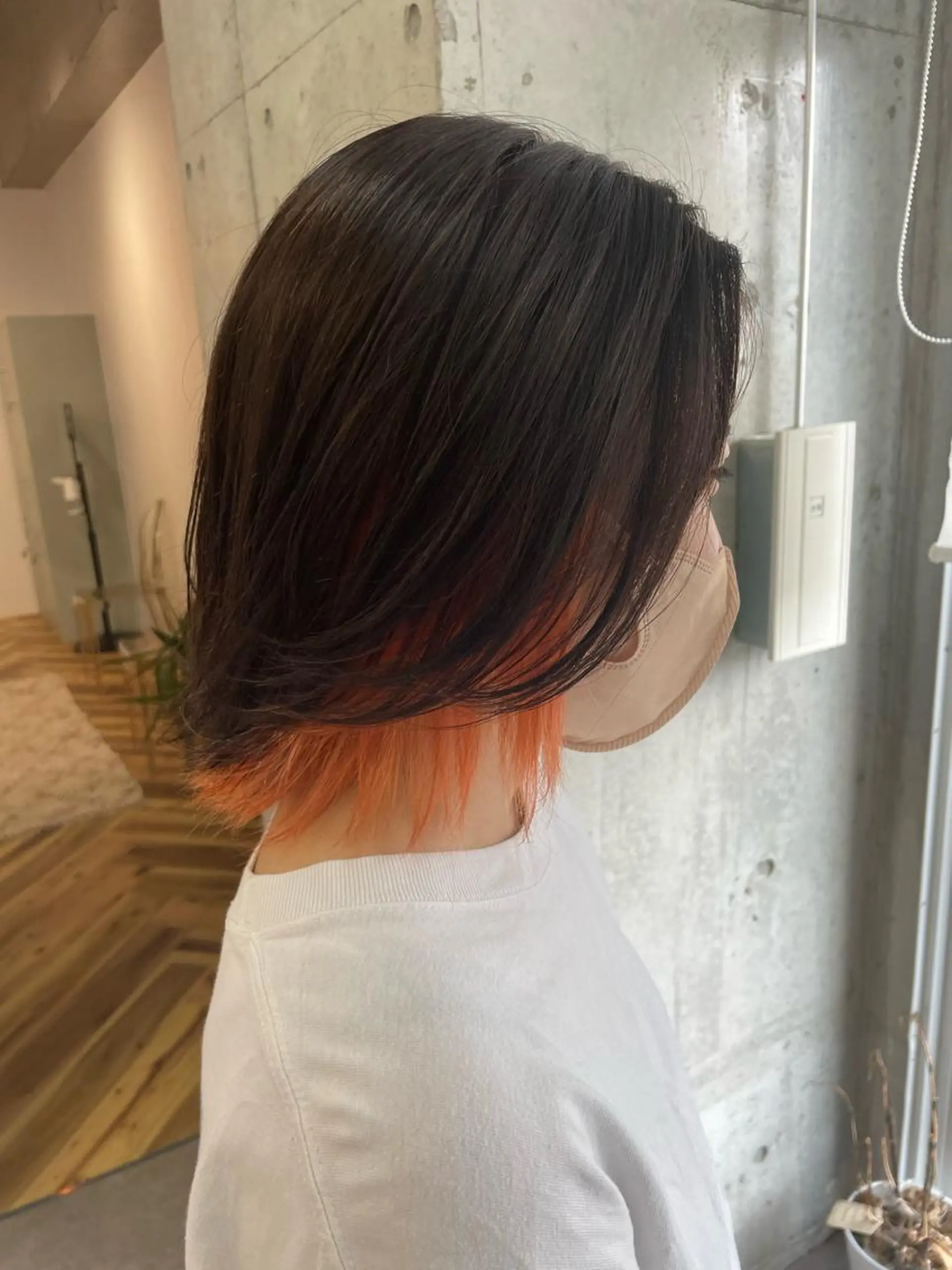 ミディアム カラー ヘアカラー lani hair salon所属・SHOTO ハイトー ン/デザインカラーのヘアスタイル