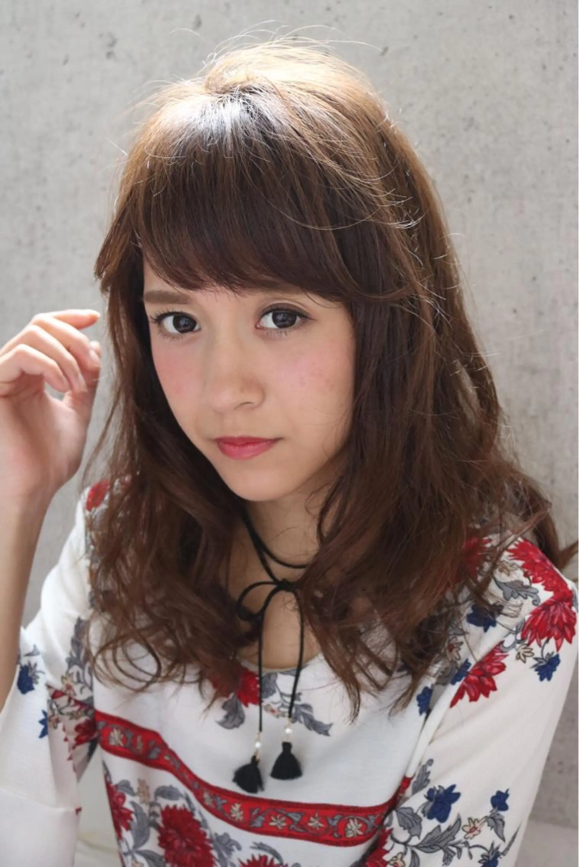 セミロング 💙あかみね 💙（mine）のヘアスタイル