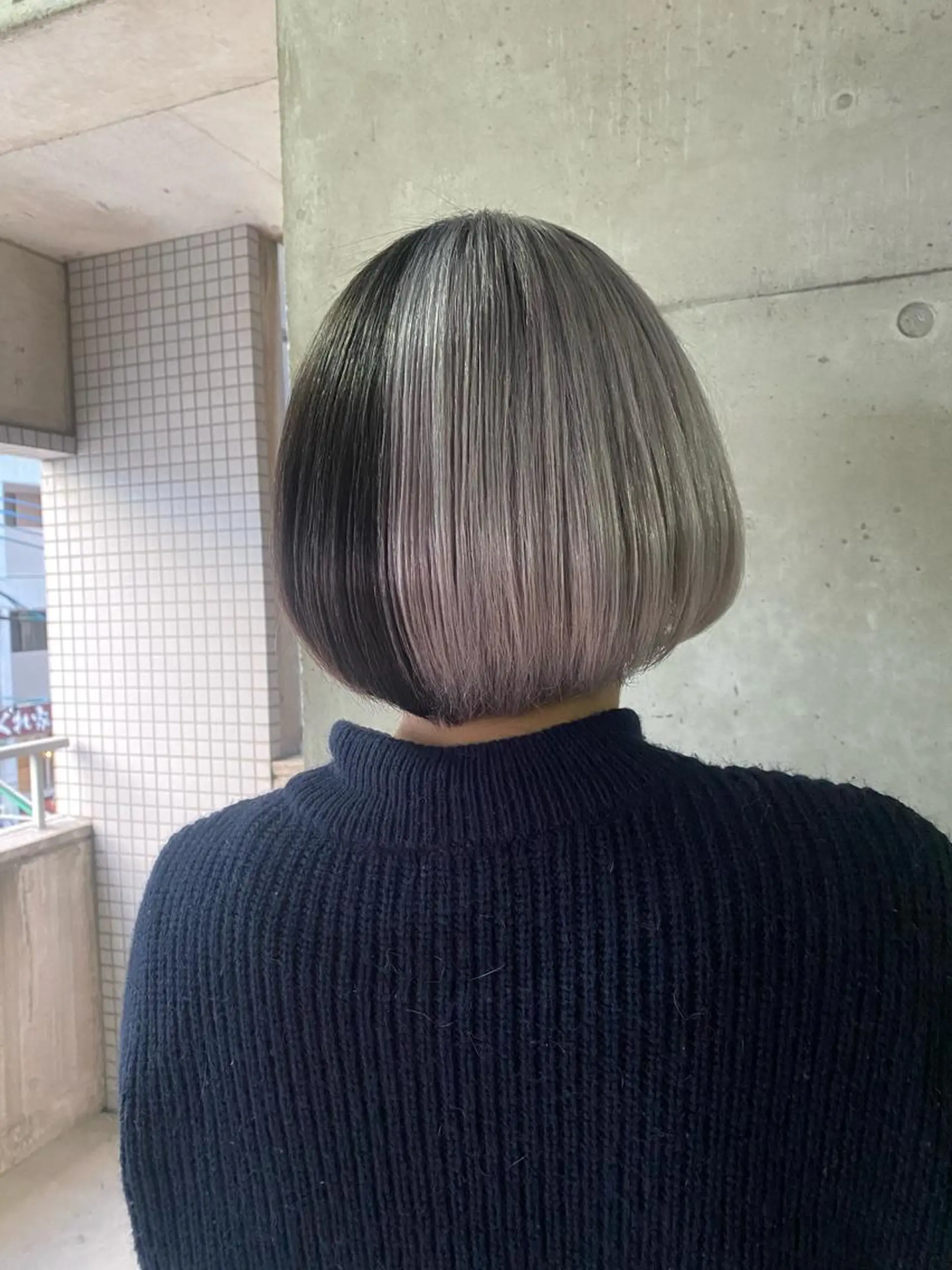 ショート カラー ツートーンカラー ヘアカラー トリートメント 是枝 さくらのヘアスタイル