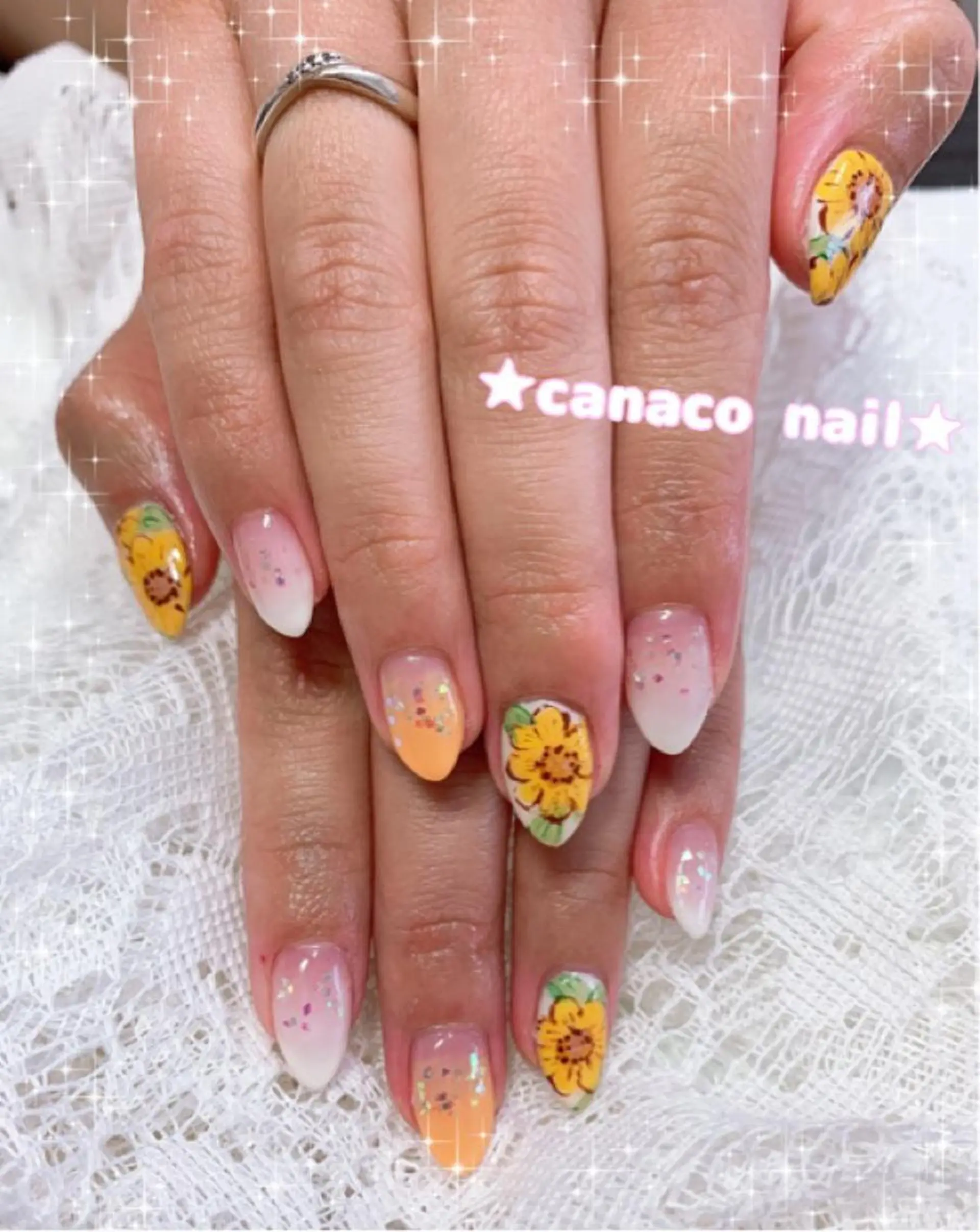 ネイル グラデーション ハンドネイル ハンドケア Felice所属・ベテランネイル cnc  nailのネイルデザイン