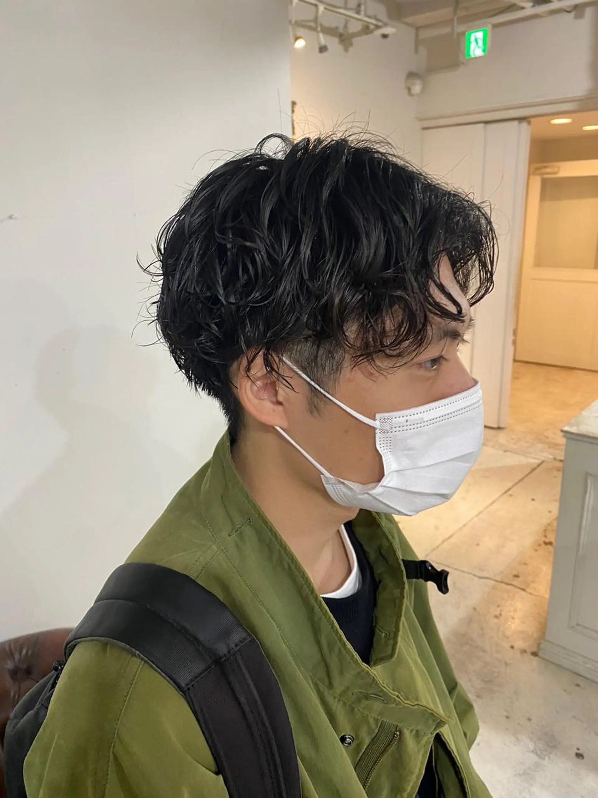 ショート パーマ メンズ カット パーマ トリートメント La.LAUREN所属・透明感カラー/ TETSUのヘアスタイル