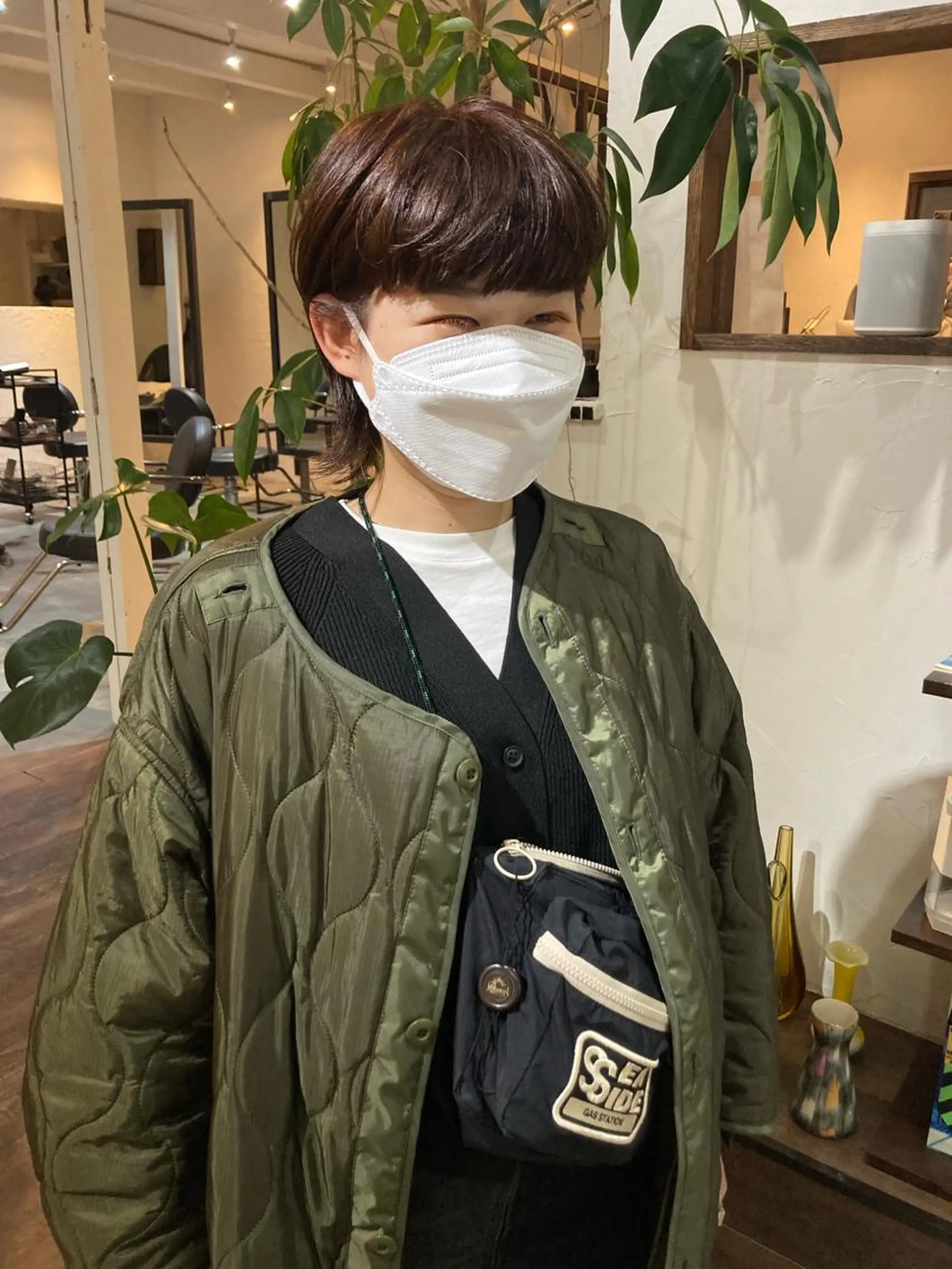 ショート カット ヘアカラー トリートメント 金田 夏野のヘアスタイル