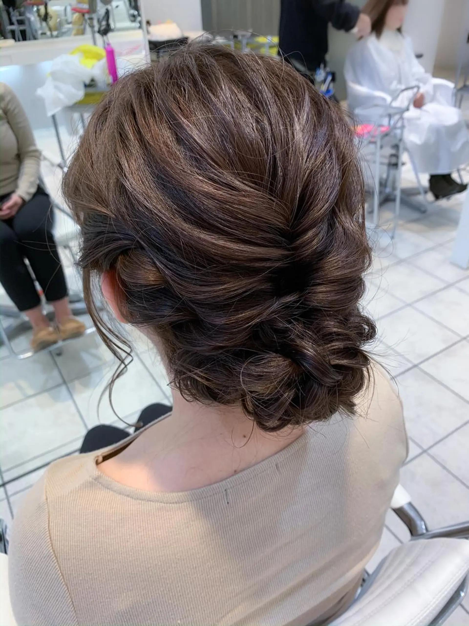 セミロング ヘアアレンジ Uni.所属・地毛風ストレート/ 髪質改善/榎本流行のヘアスタイル