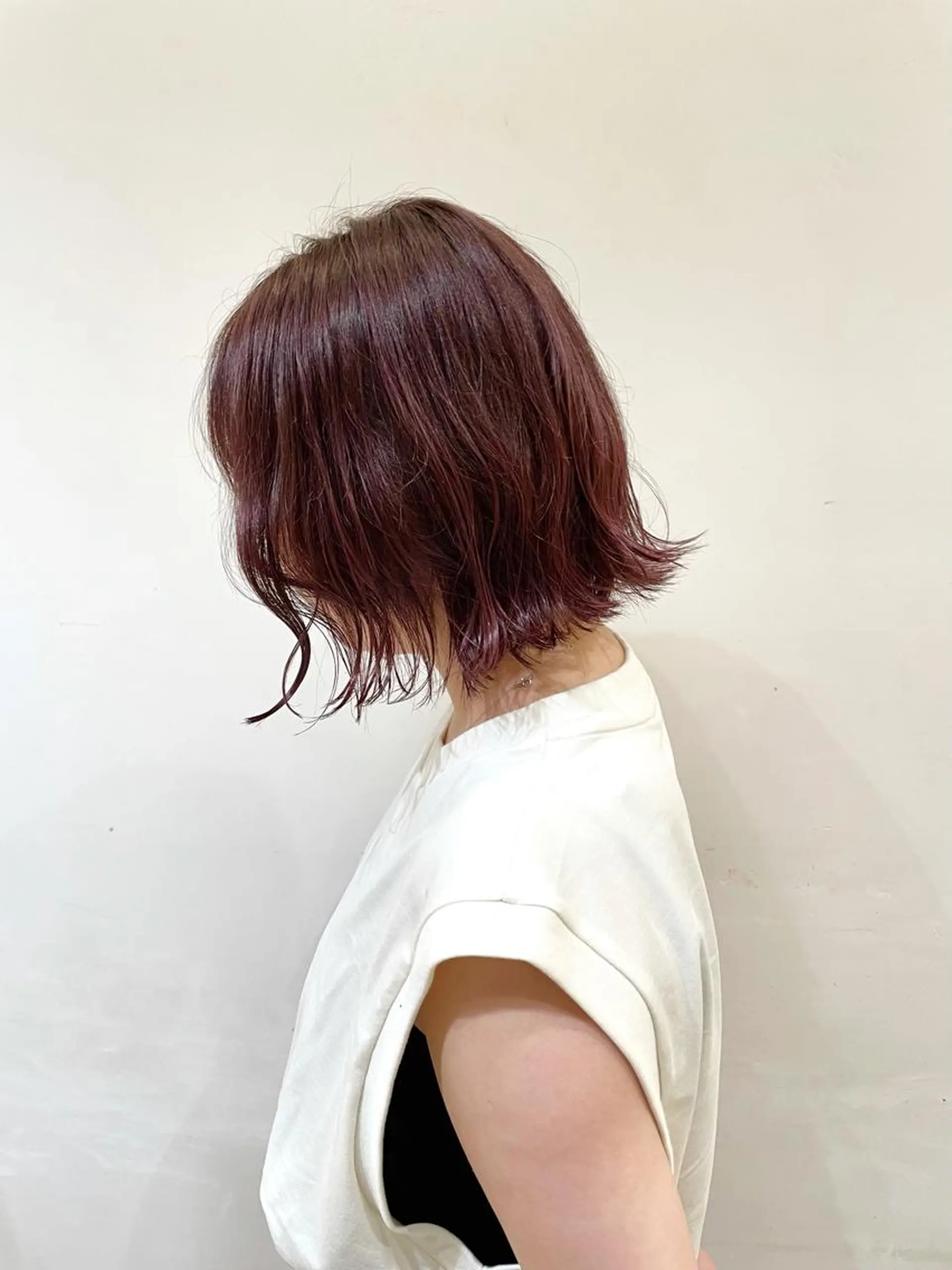 カラー ピンクカラー ボブ 🍊mai🍊 似合わせカットのヘアスタイル
