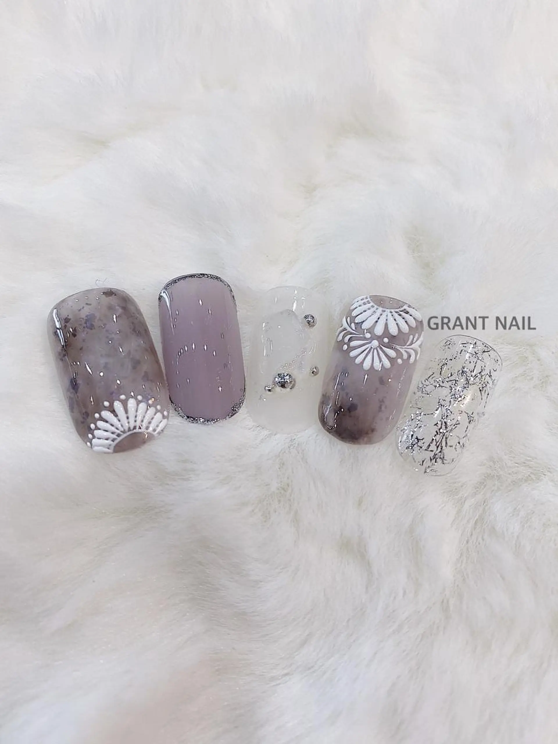 ネイル アートネイル クリアネイル ジェルネイル ニュアンスネイル GRANT NAIL 岩出店のネイルデザイン