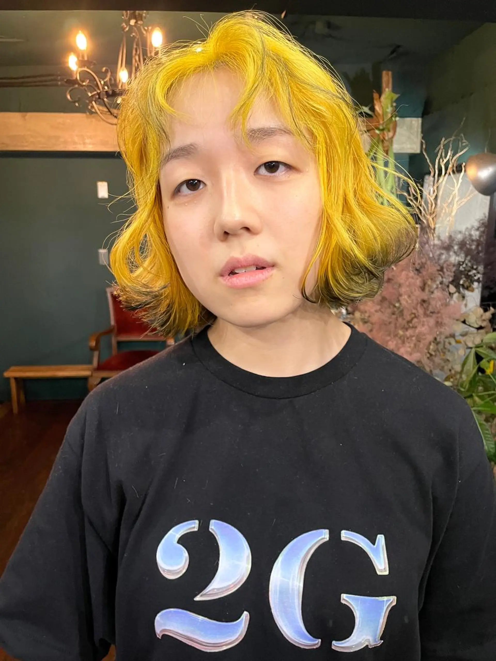 ミディアム カット ヘアカラー トリートメント vivre libre所属・vivre libreのヘアスタイル