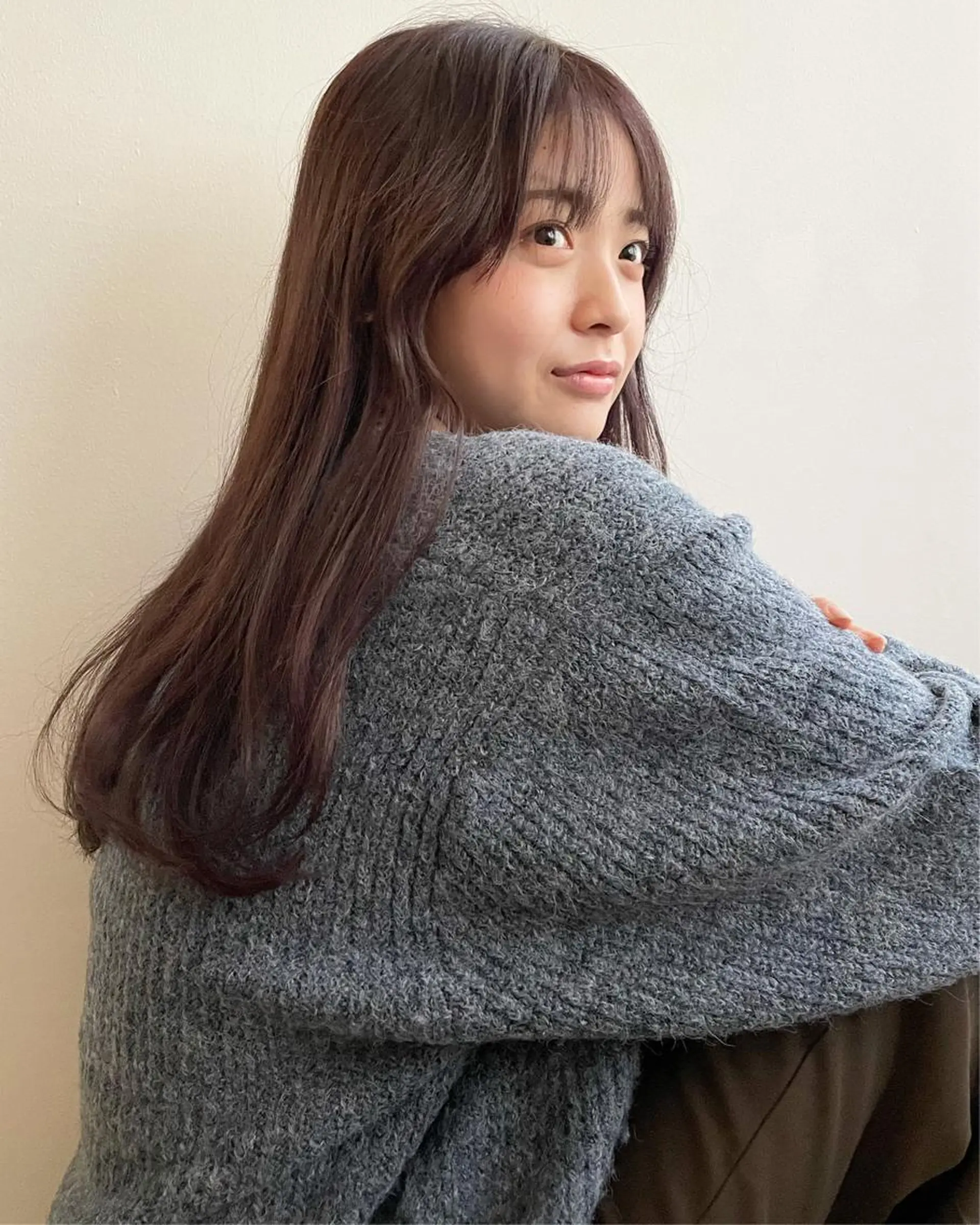 ロング カラー カット ヘアカラー 佐藤 永夏のヘアスタイル