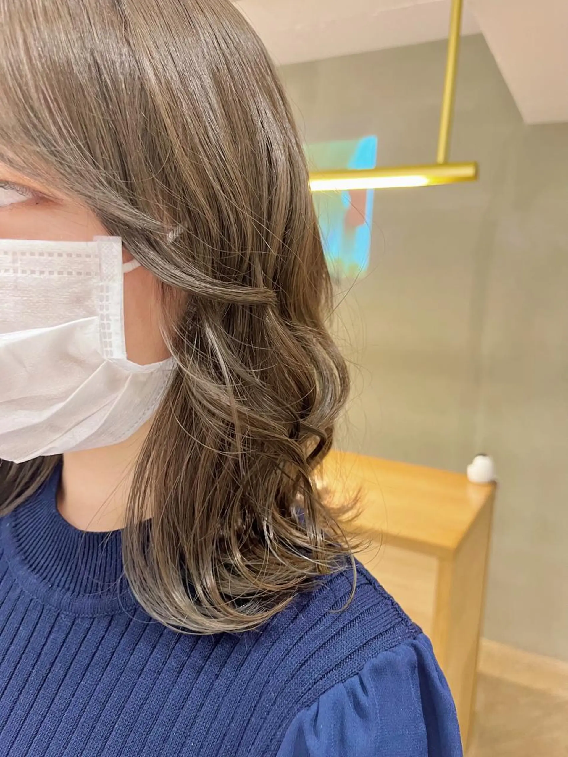 セミロング カット ヘアカラー トリートメント レイヤーカット ✨️奥田良太✨️のヘアスタイル