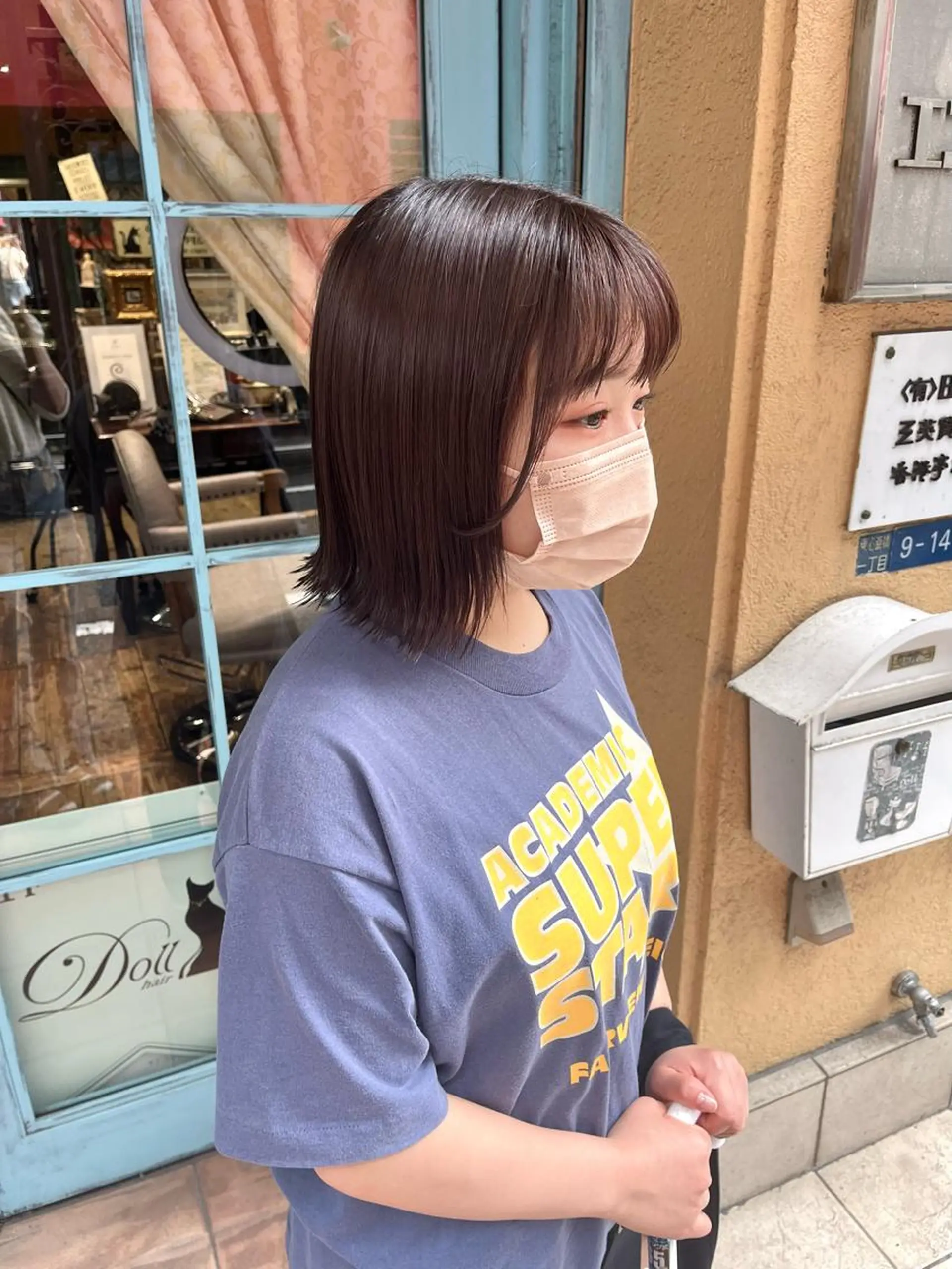 ミディアム カラー 透明感カラー rotika by Doll hair所属・RYOKA 心斎橋美容室のヘアスタイル