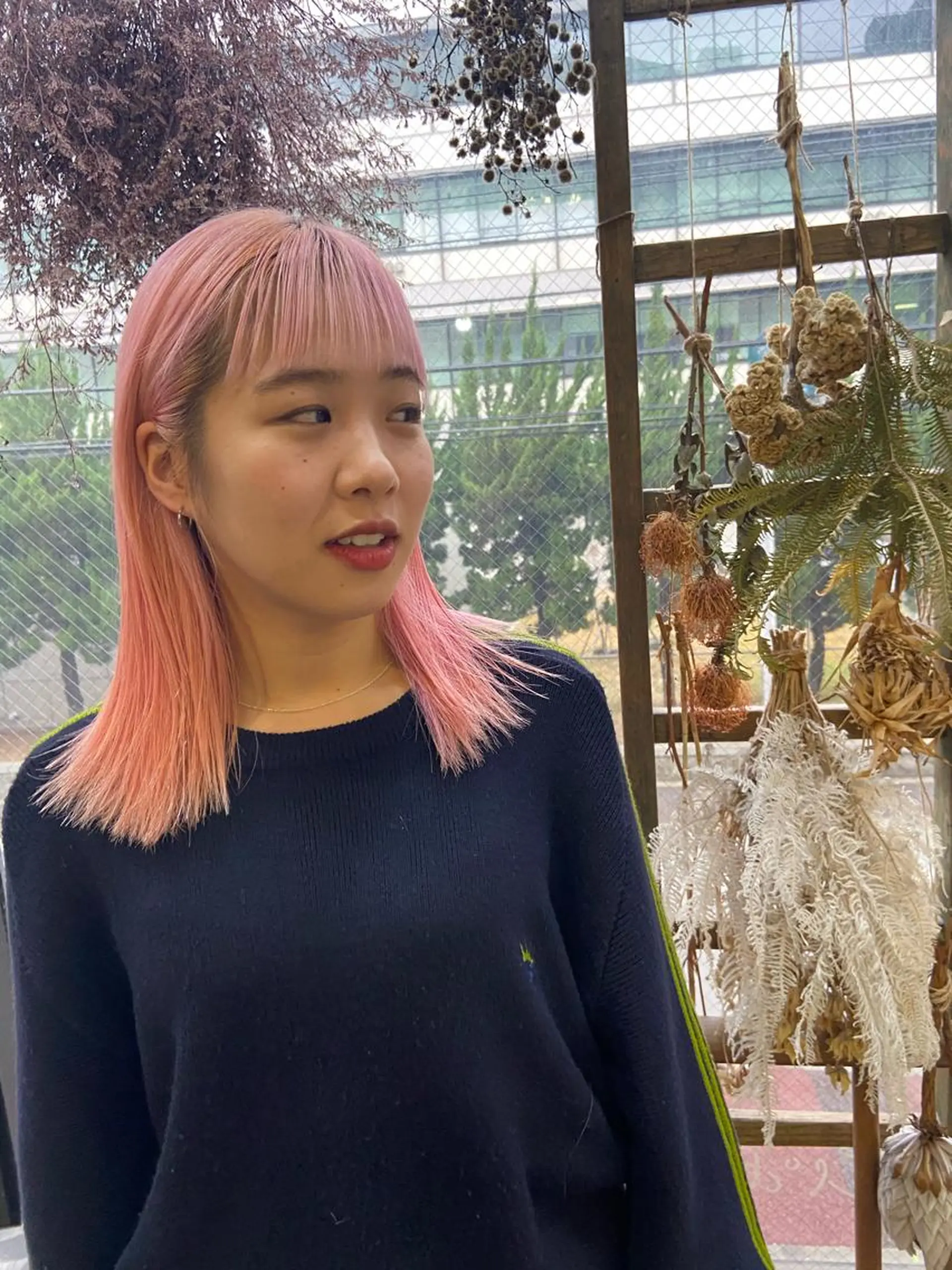 ミディアム カラー ブリーチ ハイトーンカラー ピンクカラー 松尾太樹 【pia】福岡美容室のヘアスタイル