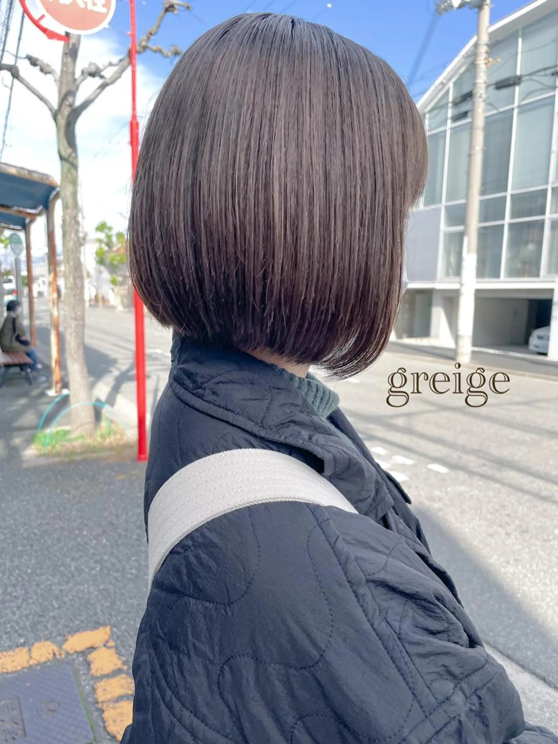 ミディアム くびれヘア 韓国風ヘア 似合わせカット 小顔カット ヘアカラー トリートメント カラー得意【梅田】 瀧本友梨乃のヘアスタイル