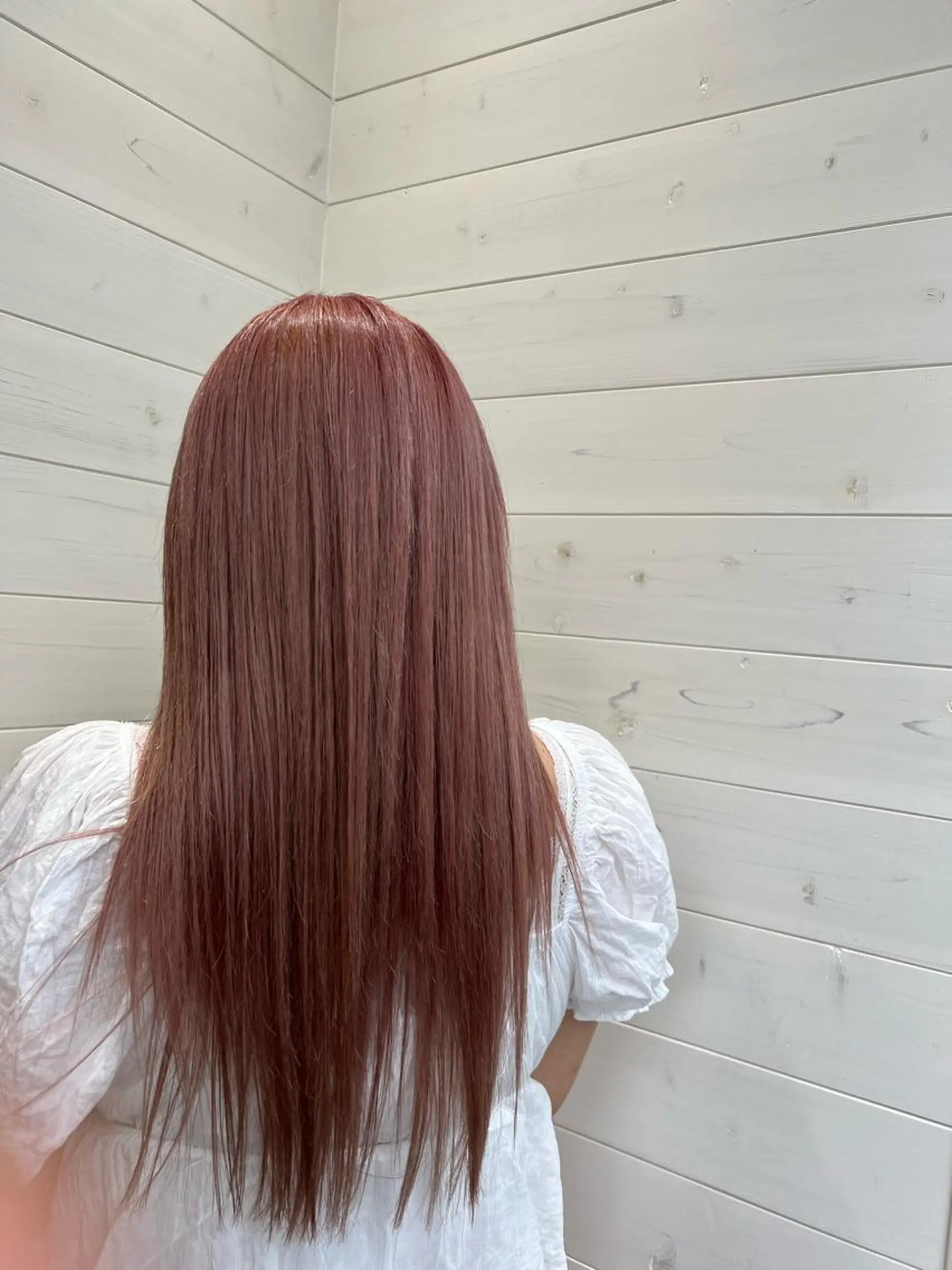 ロング カラー ベージュカラー ピンクカラー ピンクベージュ 🍇おぐら めぐみ🍇のヘアスタイル