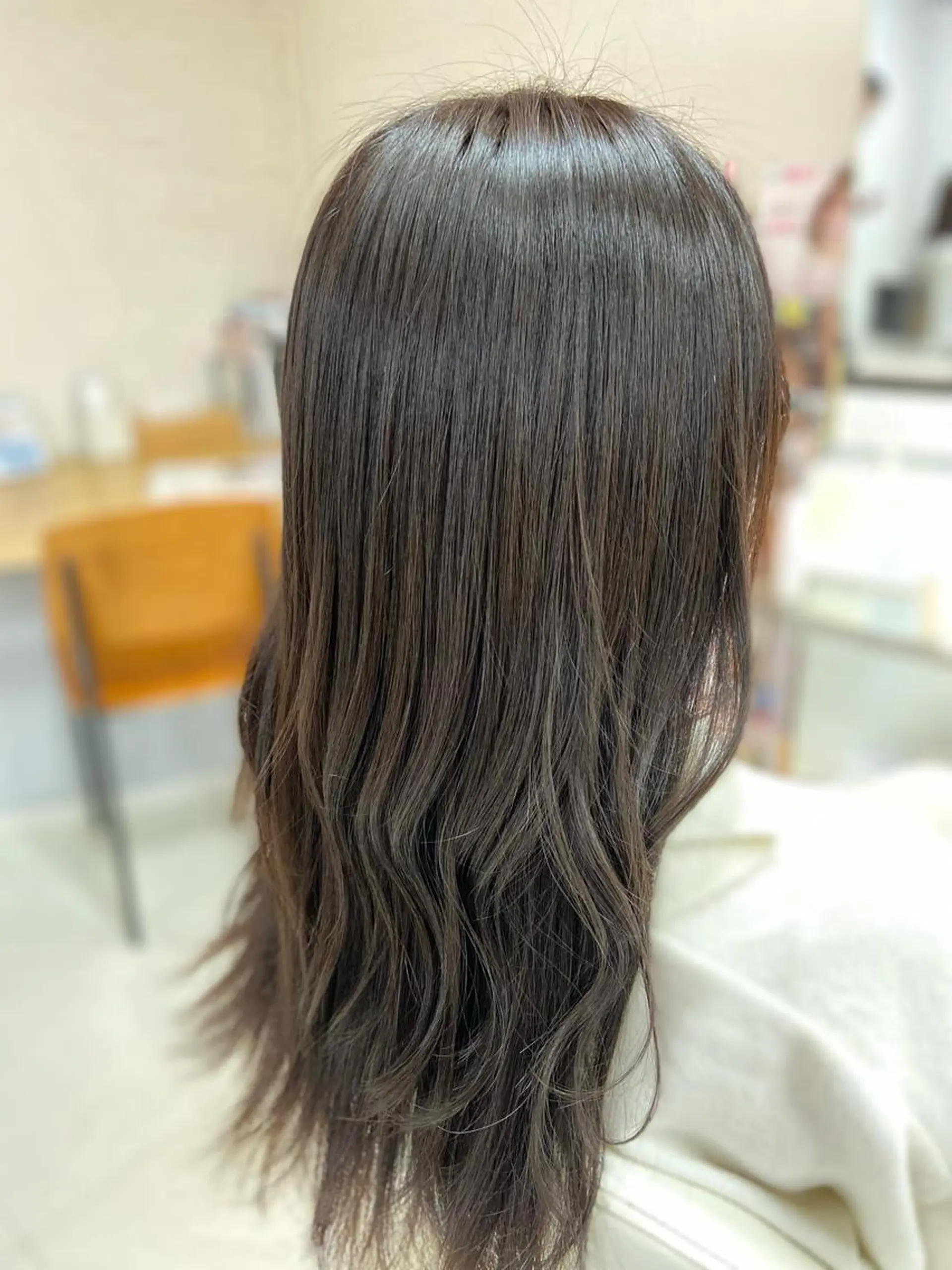 ロング カラー ヘアカラー トリートメント 菊地 美憂のヘアスタイル