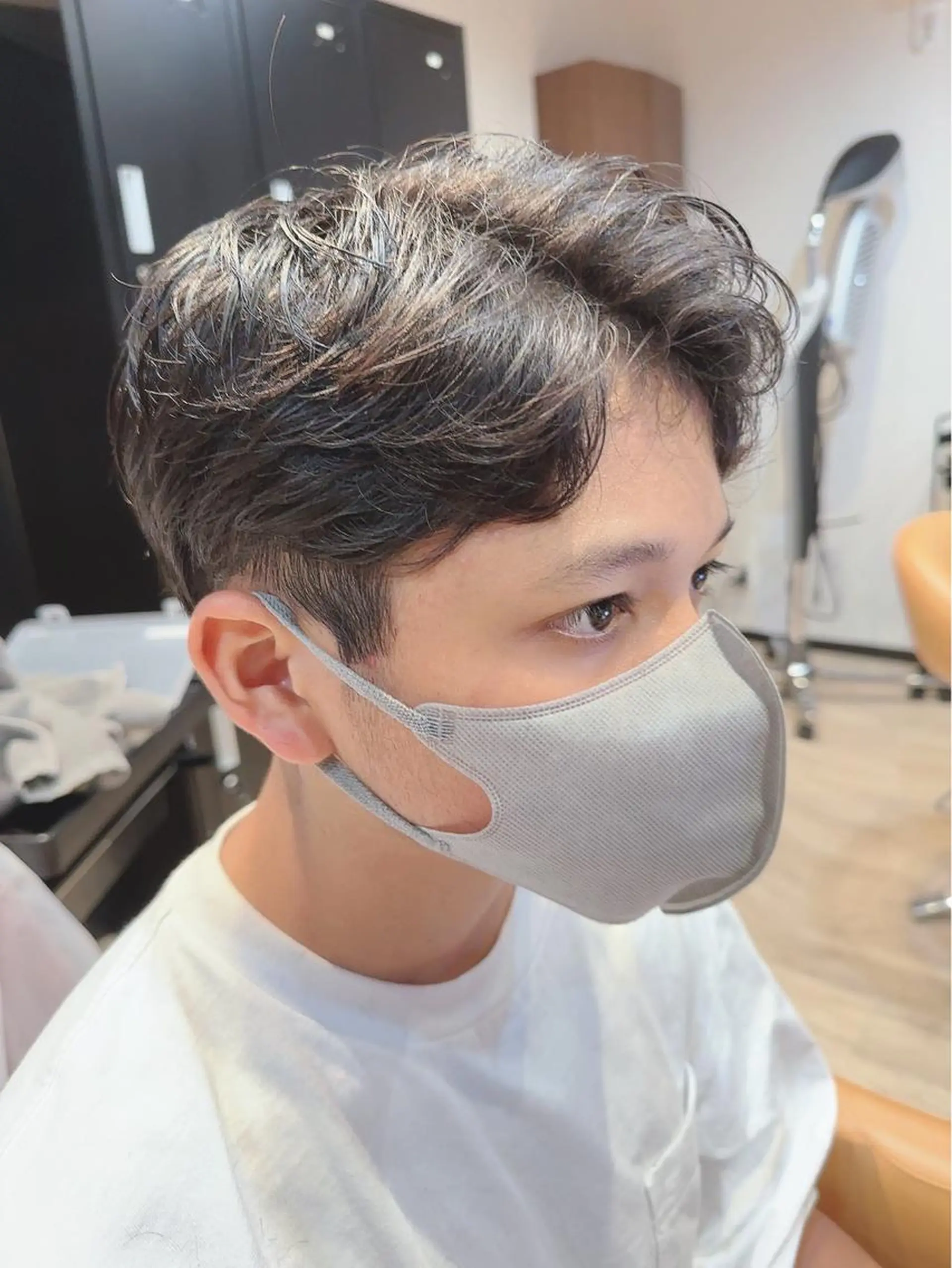メンズ カット 髪質改善&ストレート ‪✂︎‬鈴木青樹のヘアスタイル