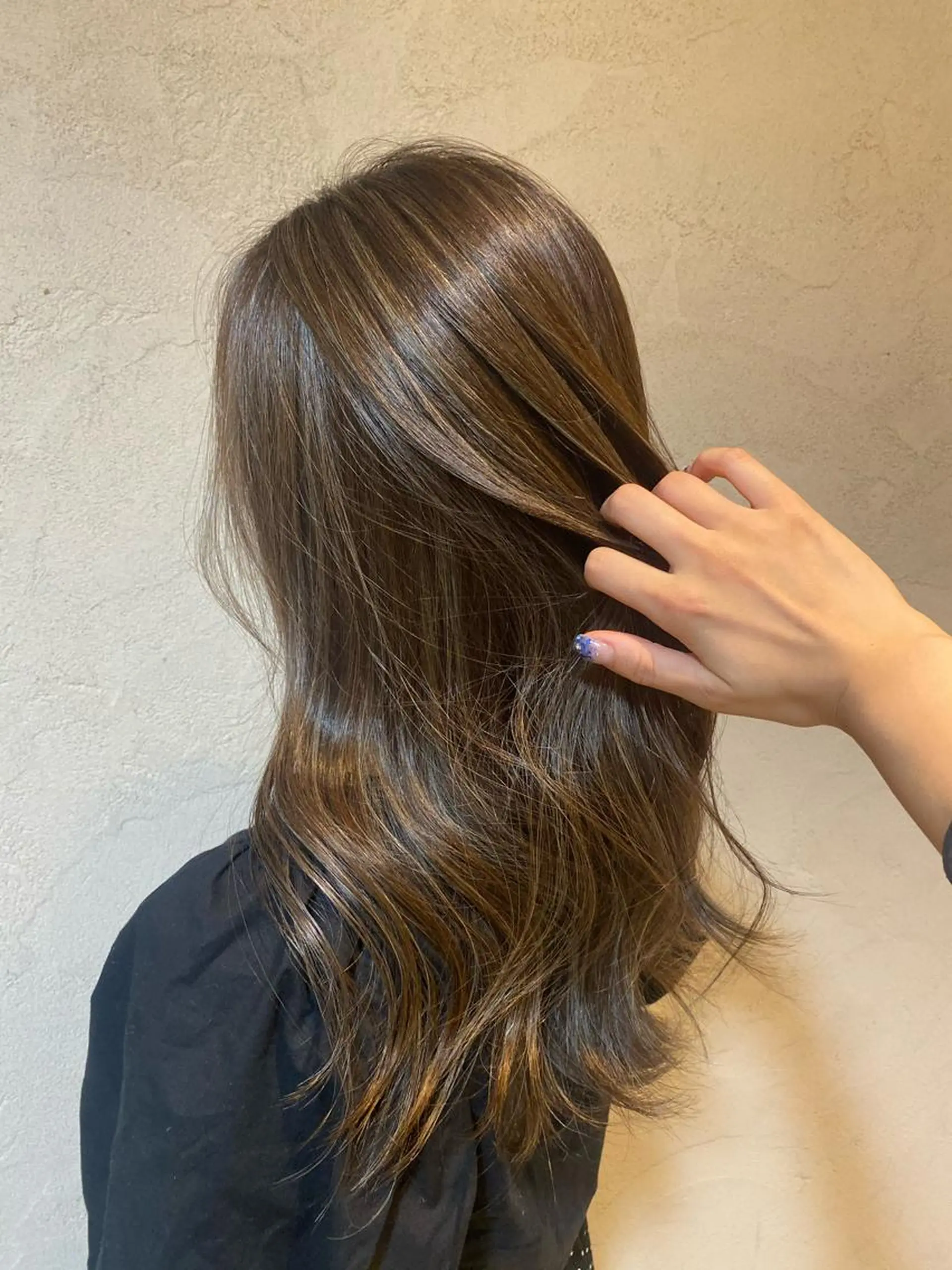 カラー ハイライトカラー ヘアカラー トリートメント 竹添 有梨沙のヘアスタイル
