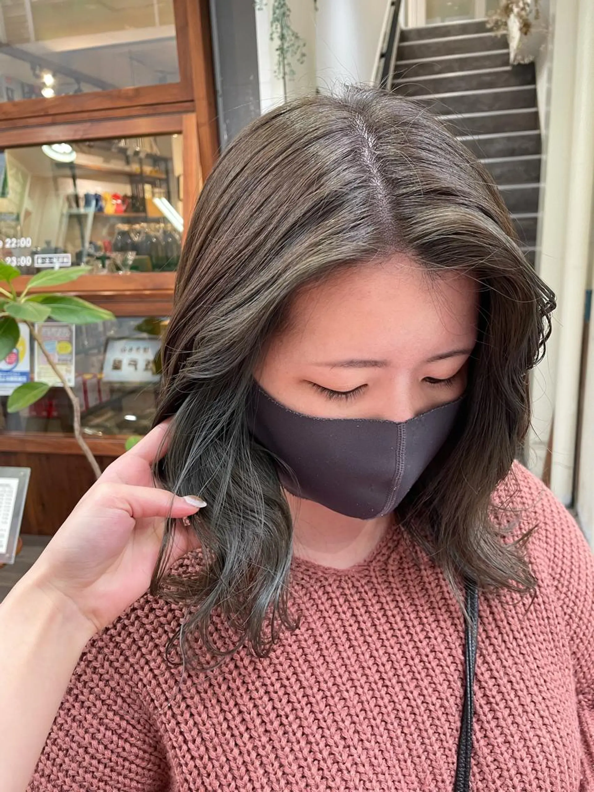ミディアム 赤味消しcolor 🥣♡Ayaのヘアスタイル