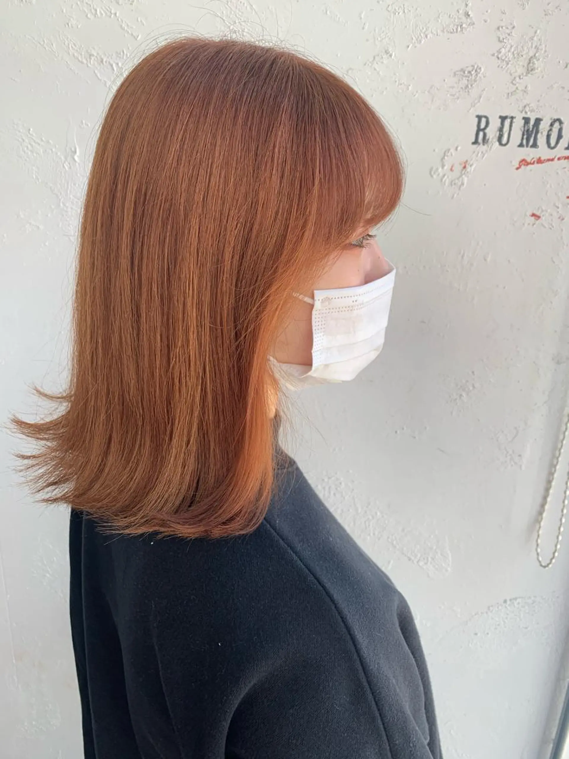 ミディアム 大内 志穂のヘアスタイル