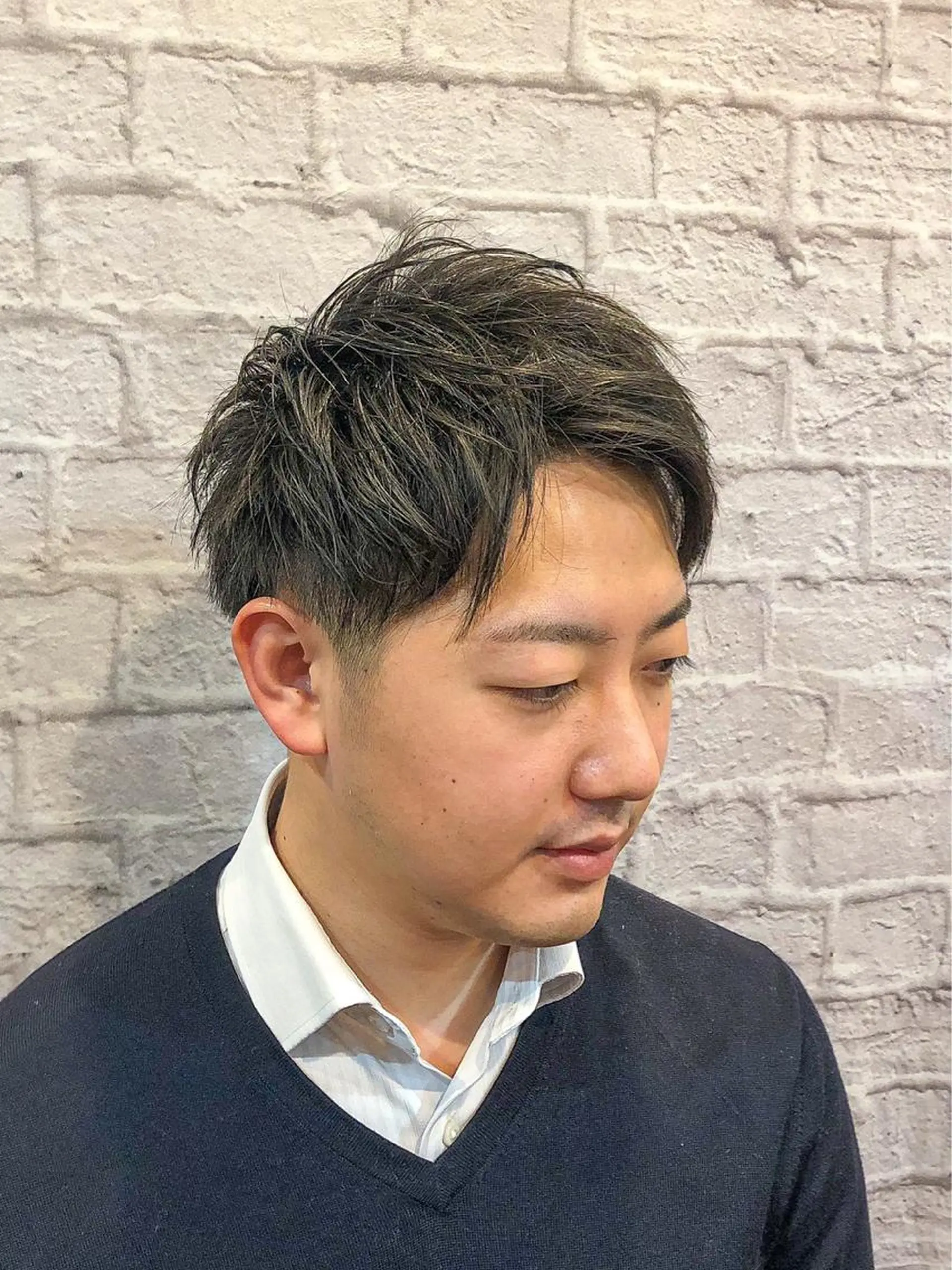 ショート メンズ 銀座マツナガ新宿野村ビル店所属・女性理容師 佐藤優菜のヘアスタイル